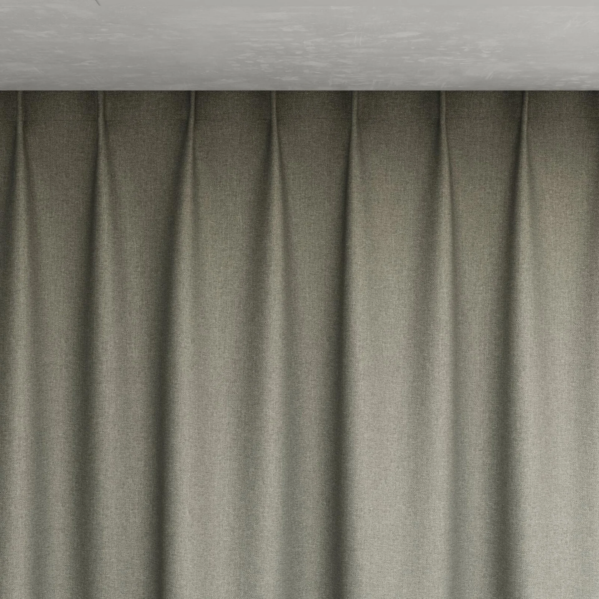Top view of Jupiter Chinchilla, pinch pleat