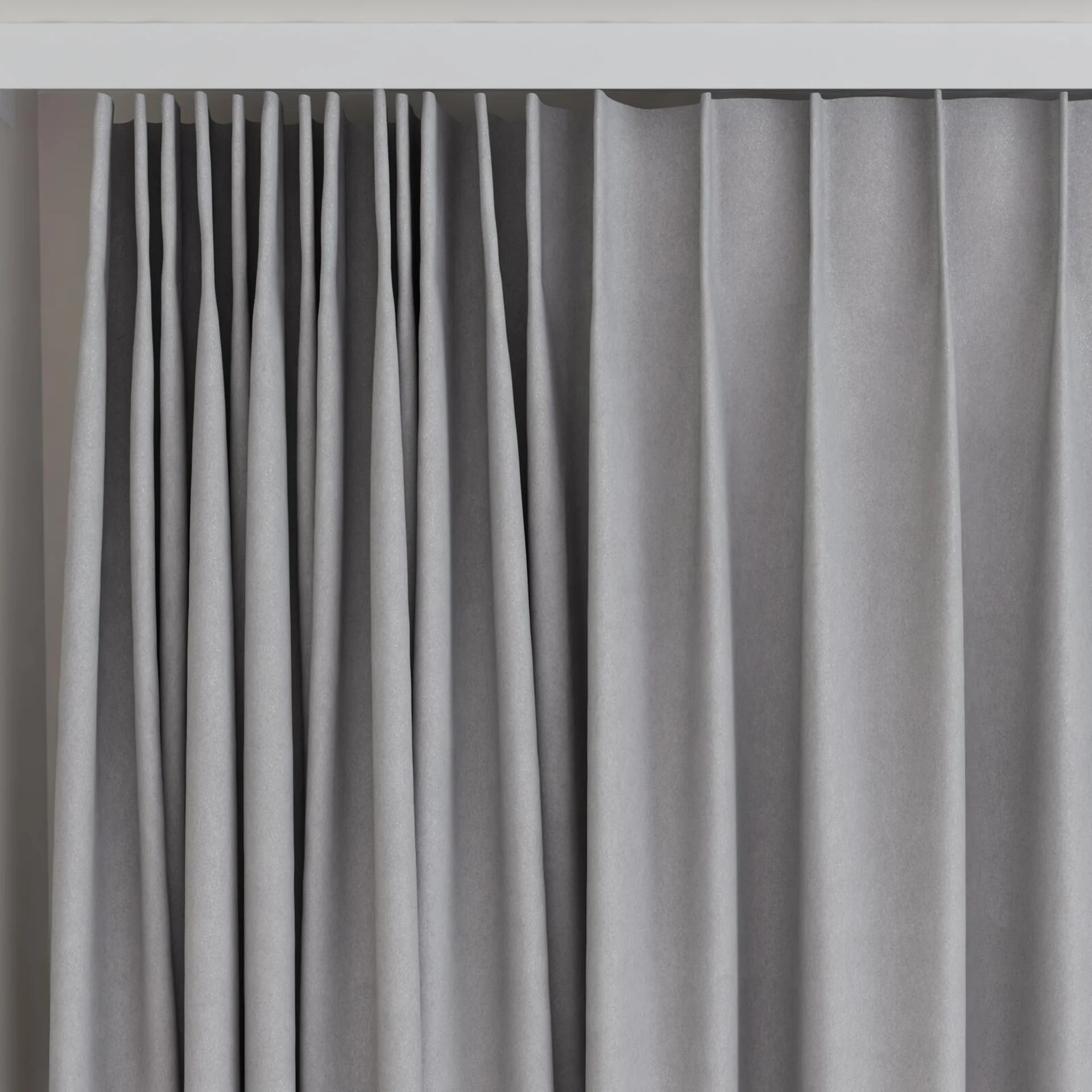 Top view of Lech Shadow, on curtain rail