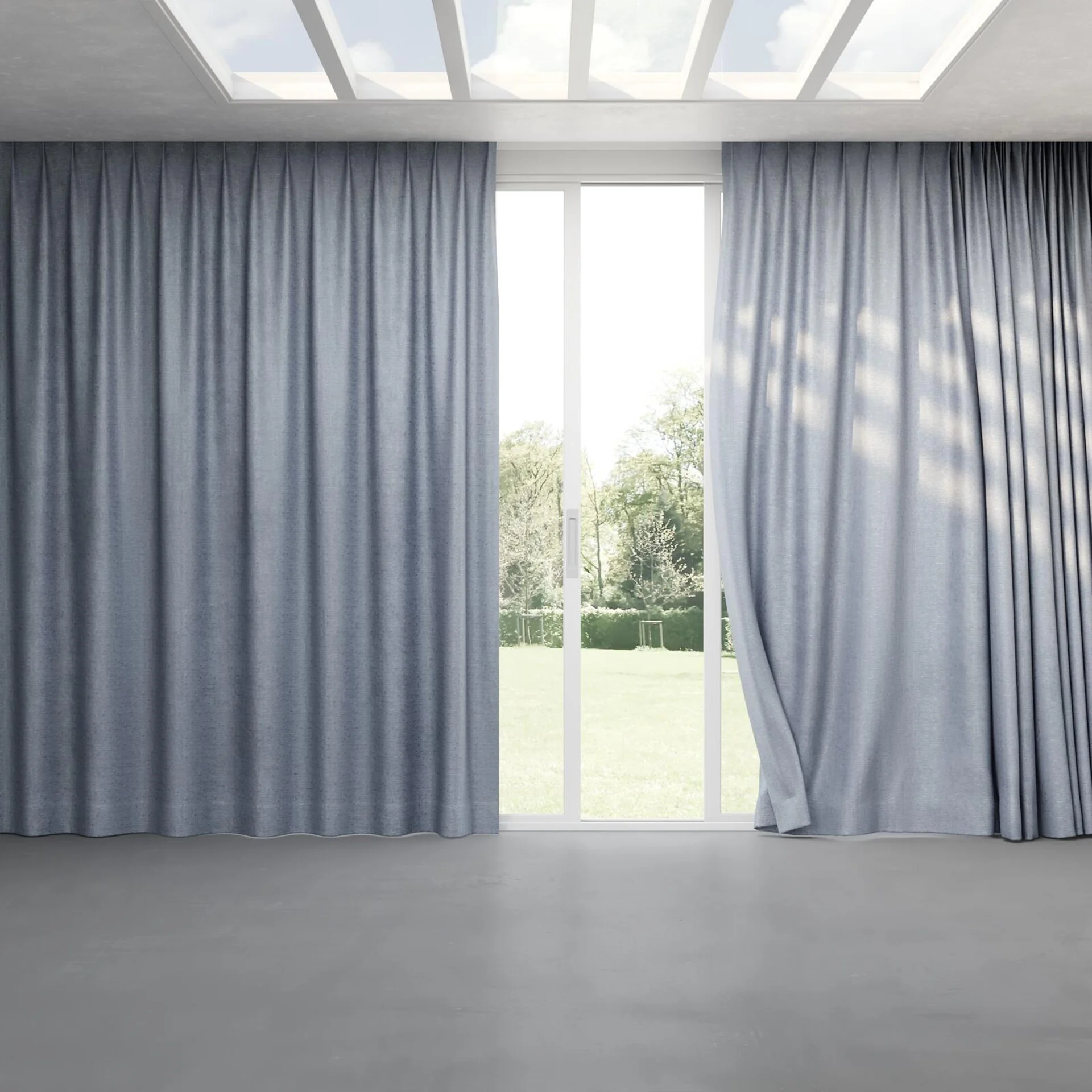 Full view of Hug Cloud, pinch pleat
