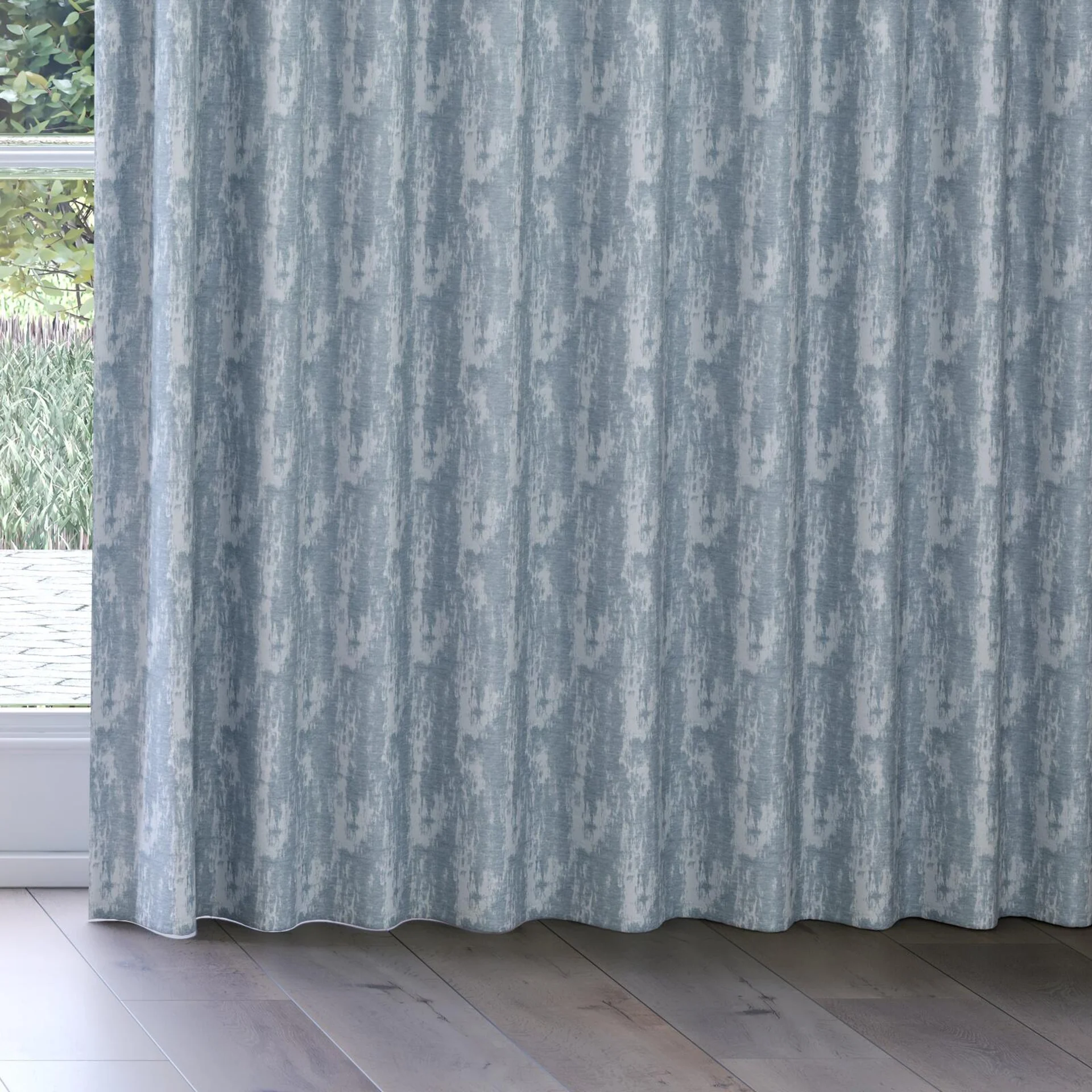 Bottom view of Innovation Horizon, on curtain rail