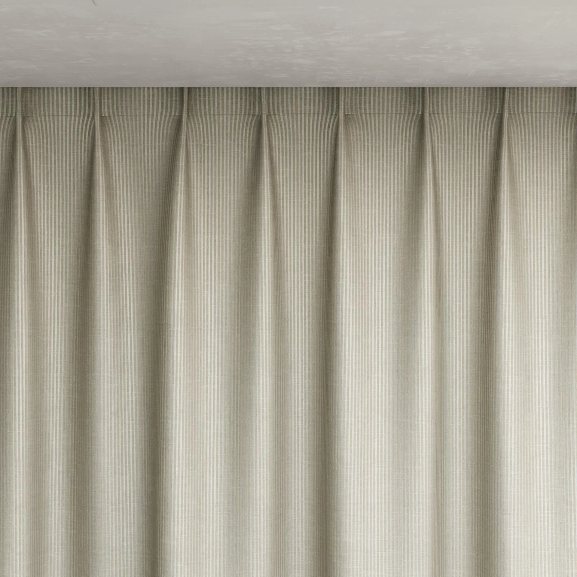 Top view of Leonardo Sand, pinch pleat