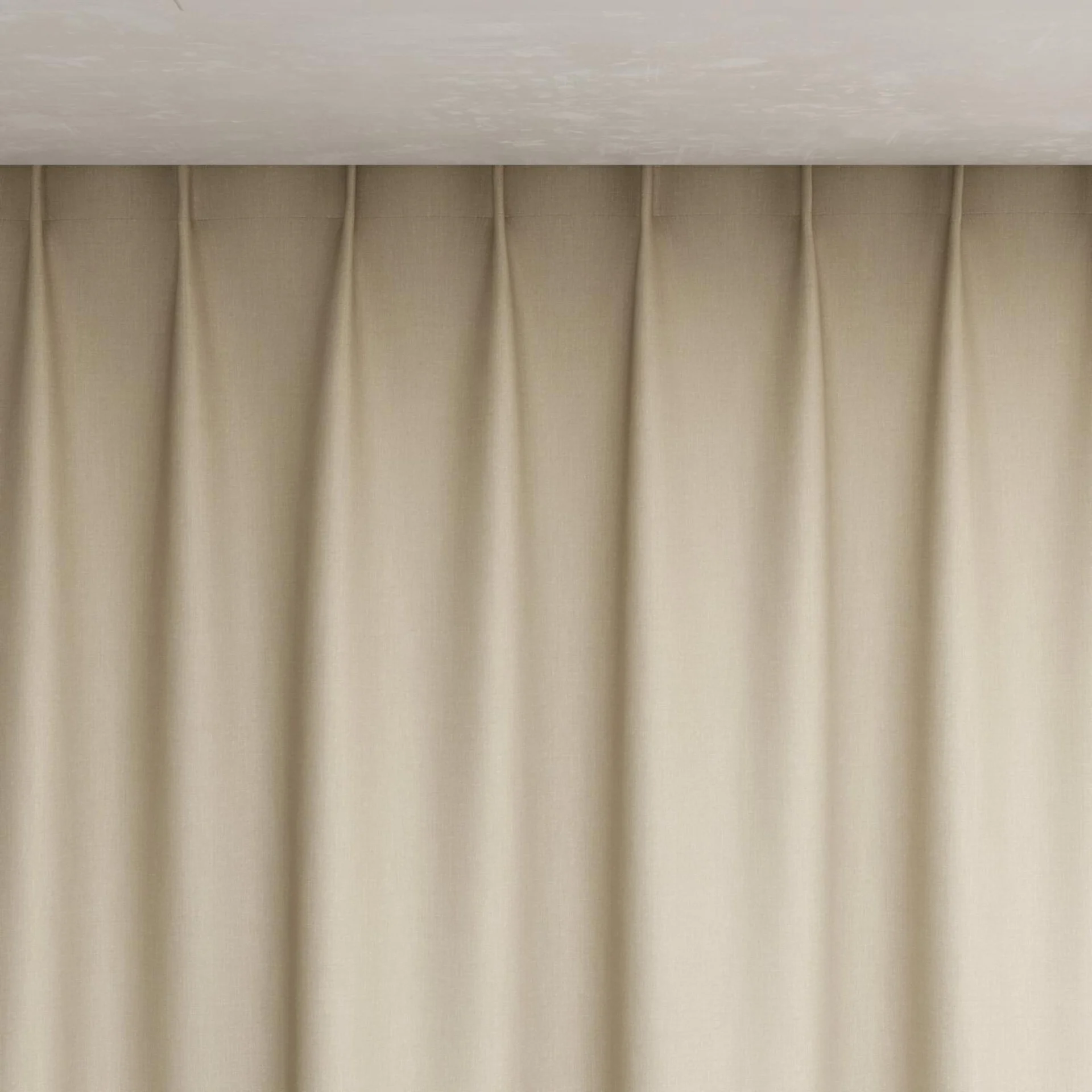 Top view of Kidglove Rattan, pinch pleat