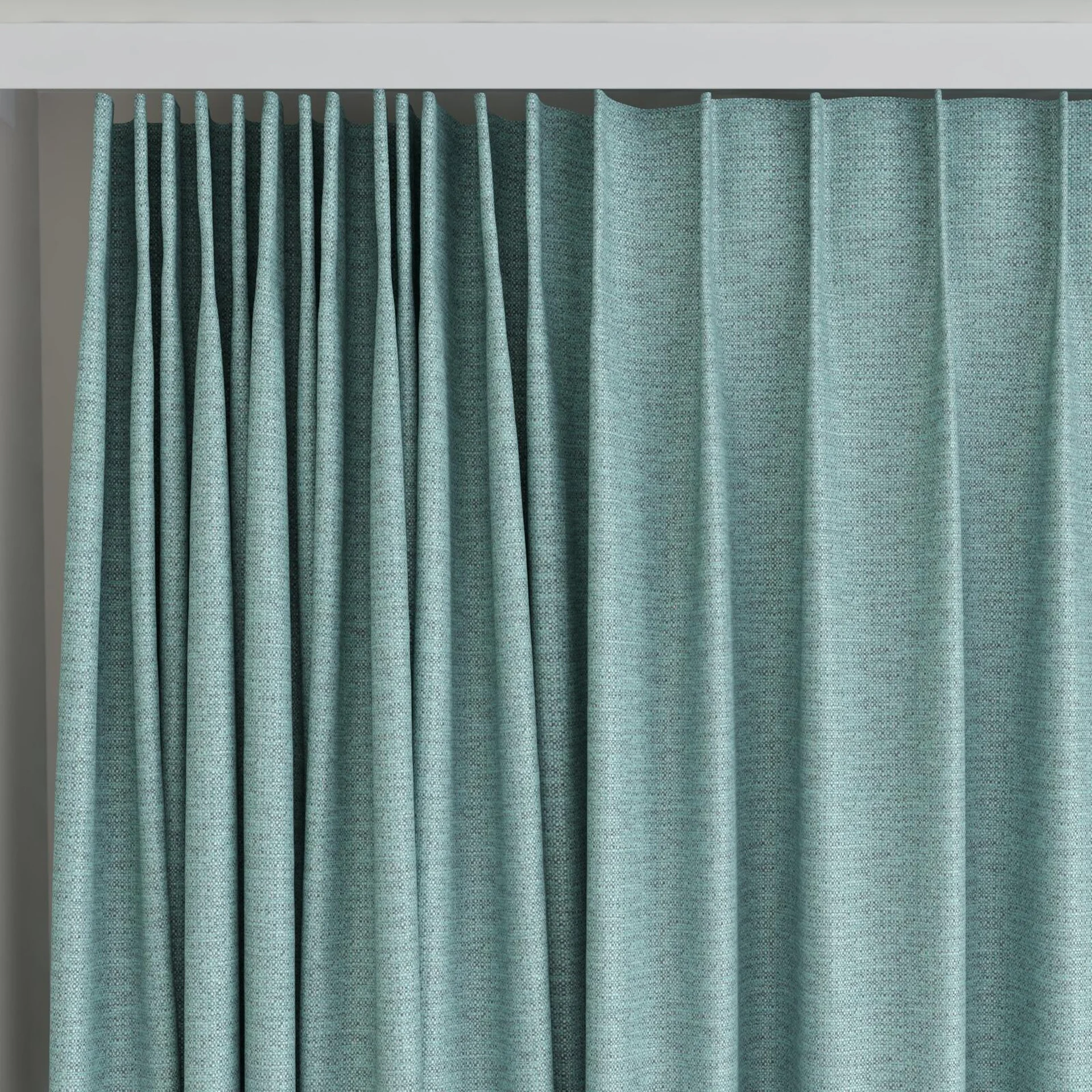 Top view of Bravo Dragonfly, on curtain rail