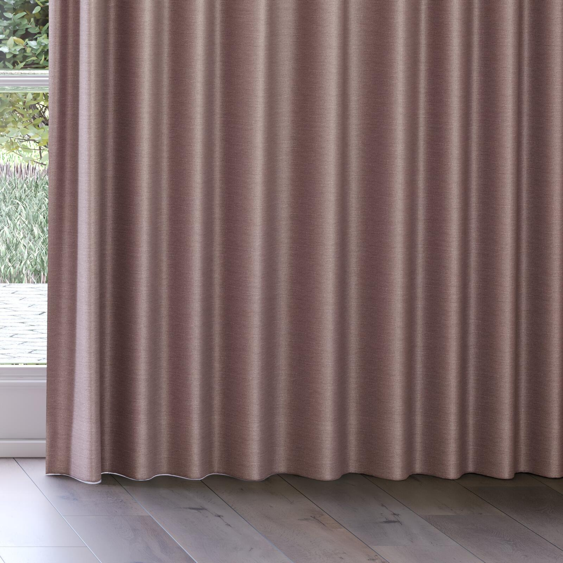 Bottom view of Linex Heather, on curtain rail
