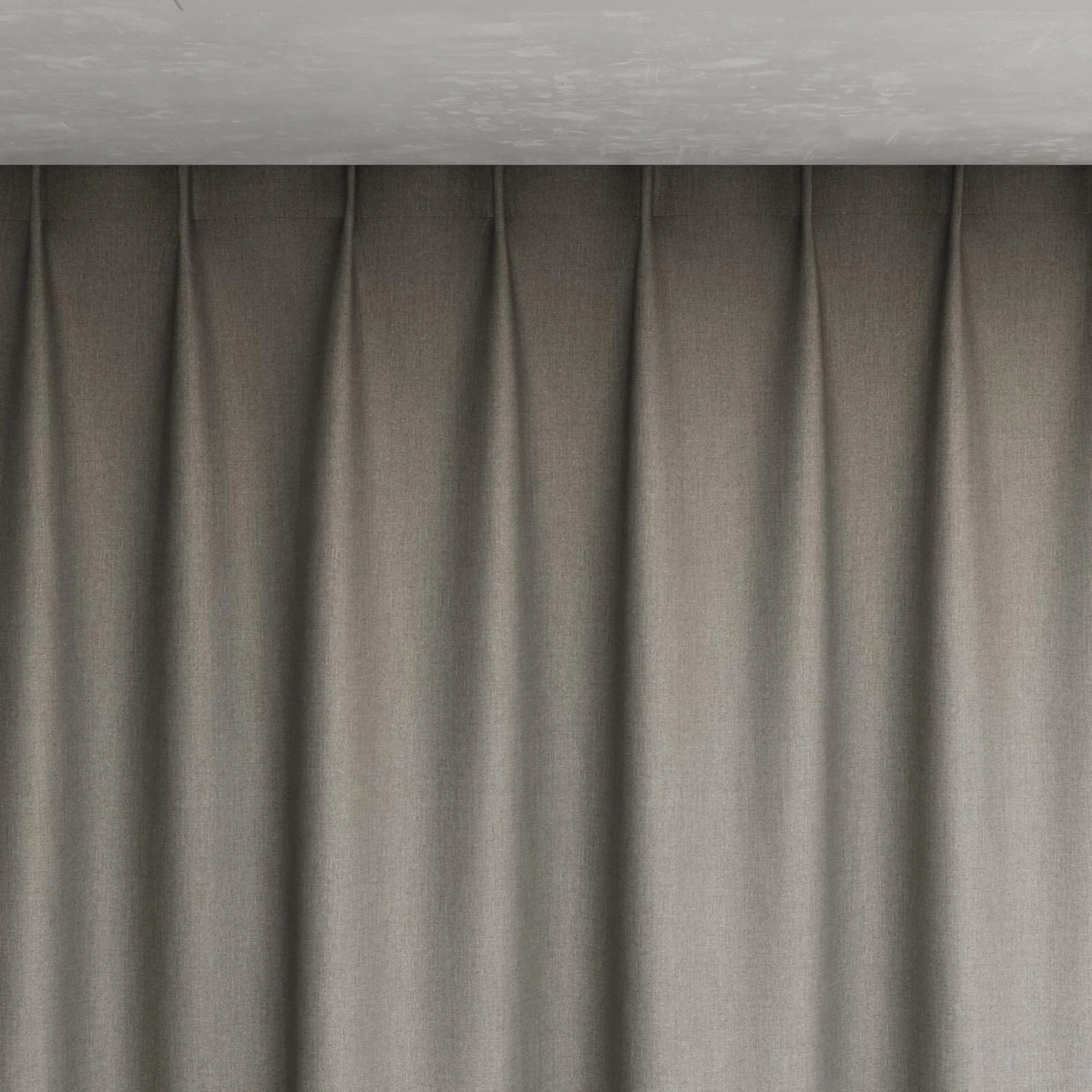Top view of Kidglove Chinchilla, pinch pleat