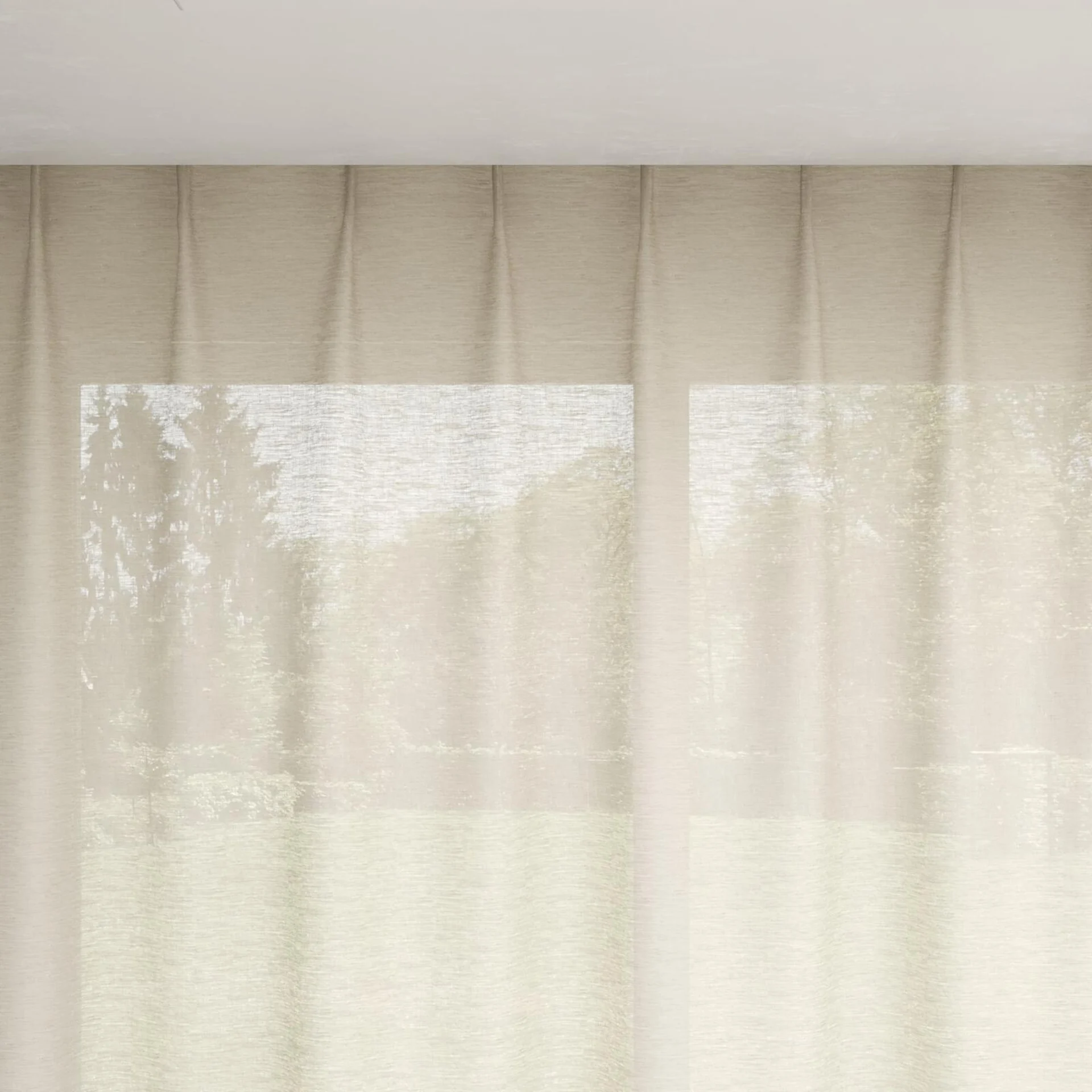 Top view of Kyoto Grain, pinch pleat