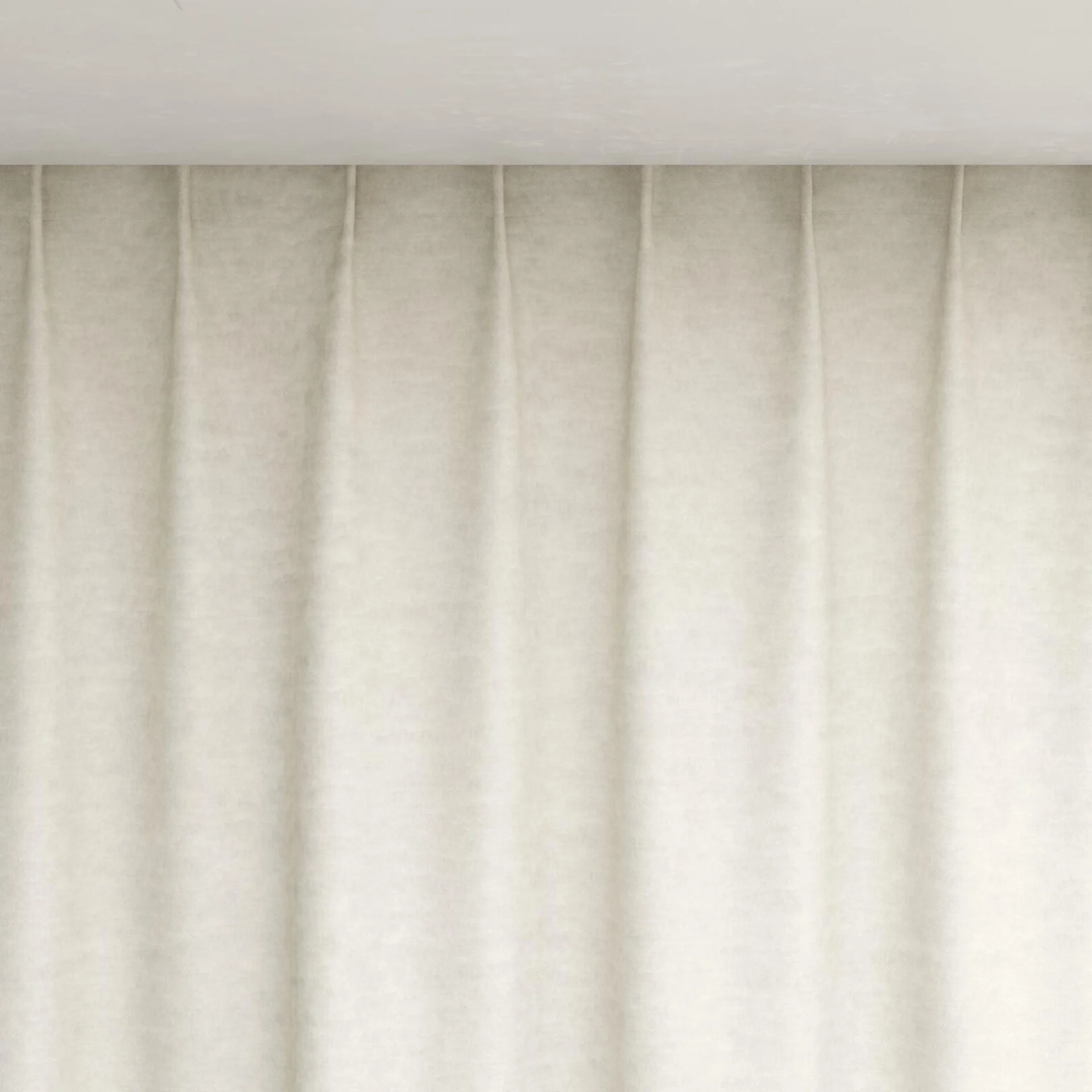 Top view of Colourwash Angora, pinch pleat