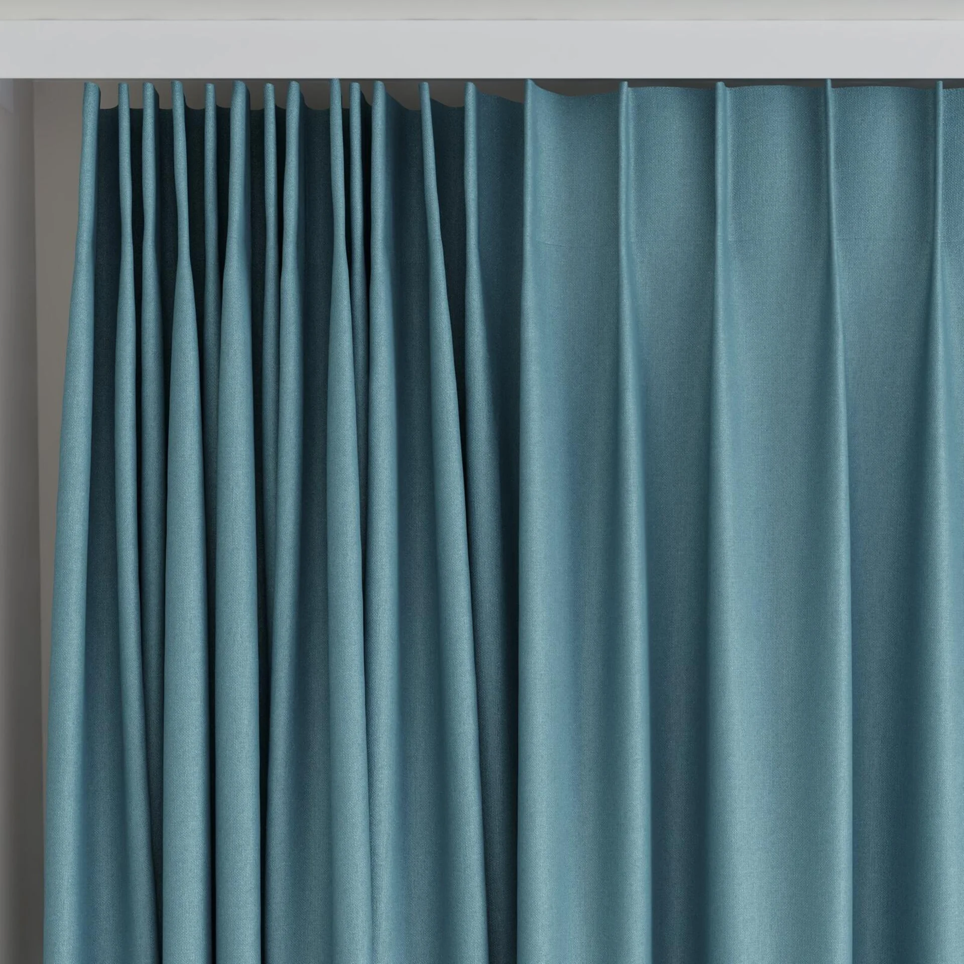 Top view of Kanvas Hydro, on curtain rail