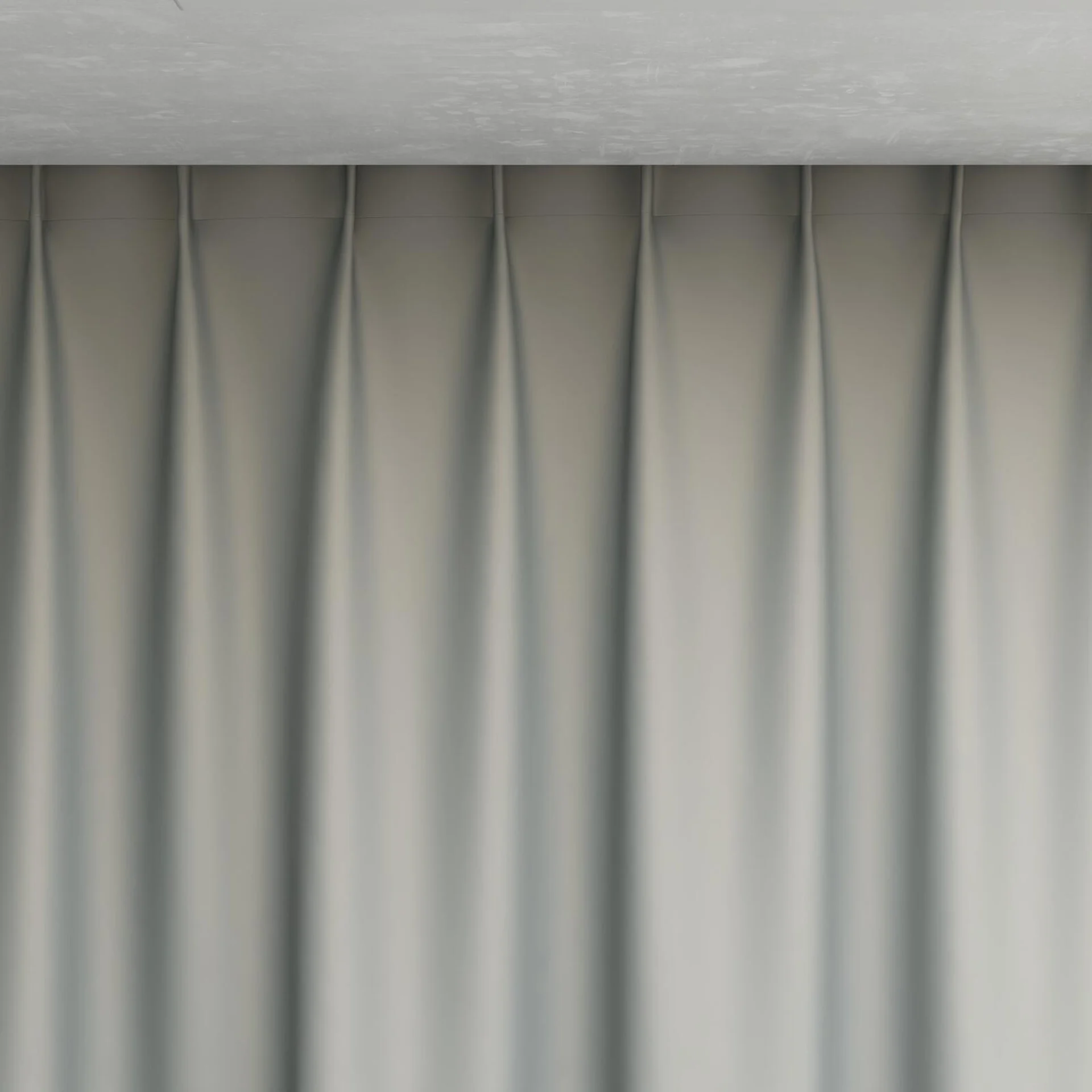 Top view of Blockbuster Aluminium, pinch pleat