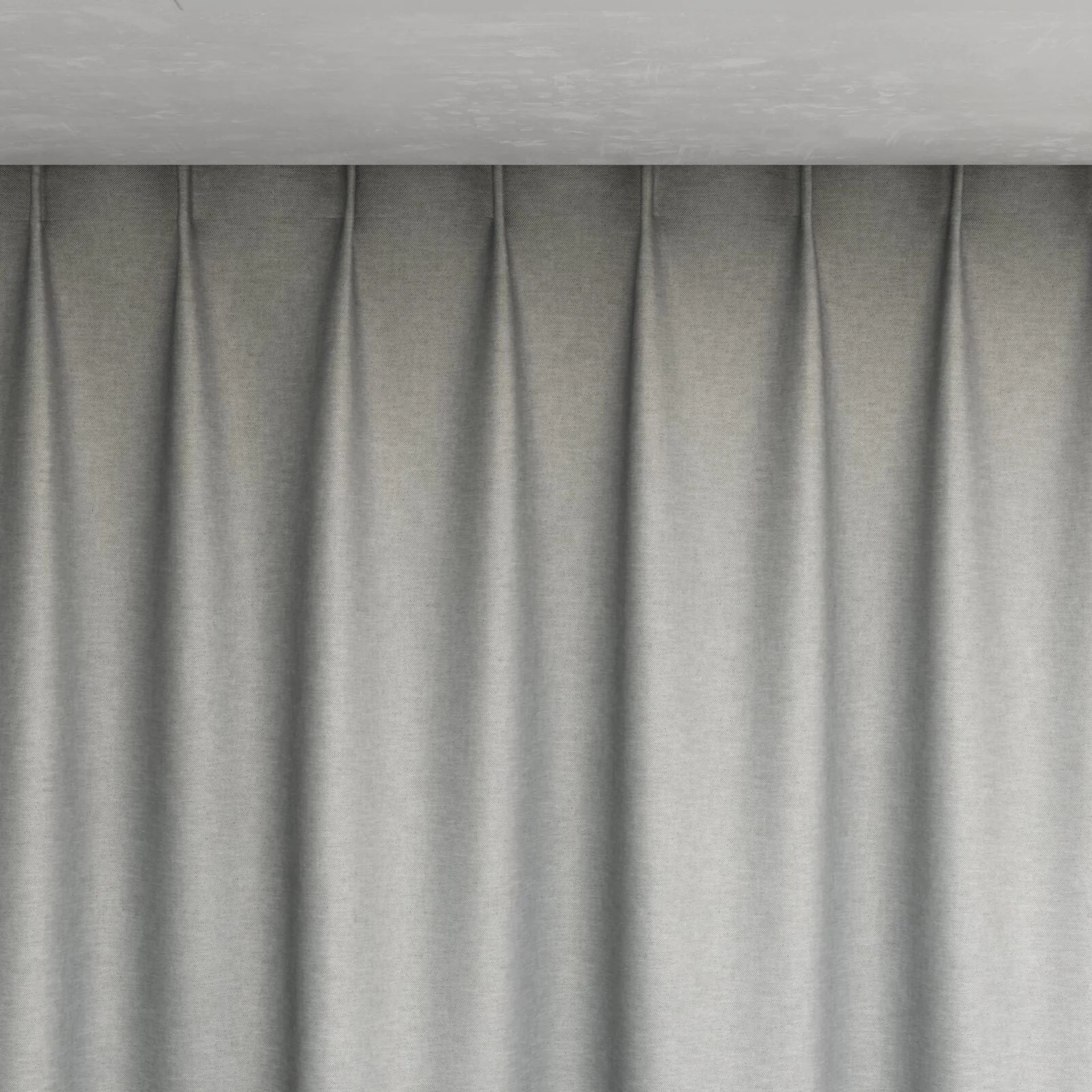 Top view of Glamour Iron, pinch pleat