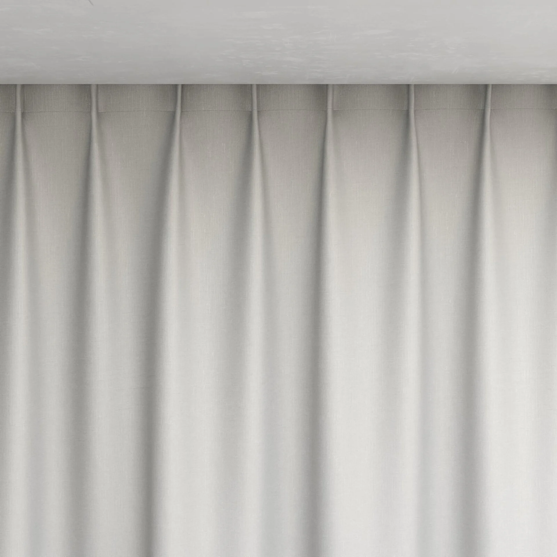 Top view of Bavaria Winter, pinch pleat