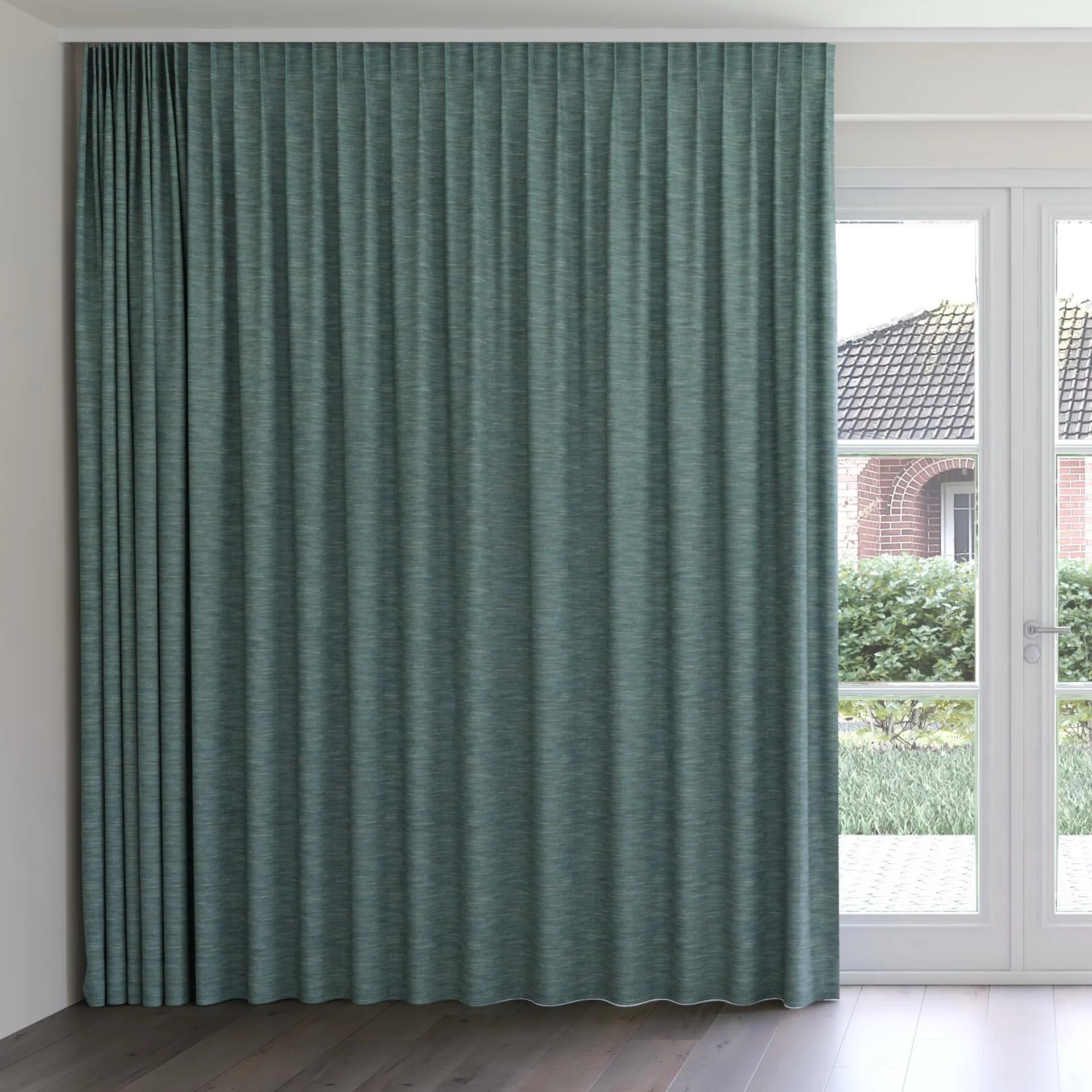 Front view of Venus Dragonfly, on curtain rail