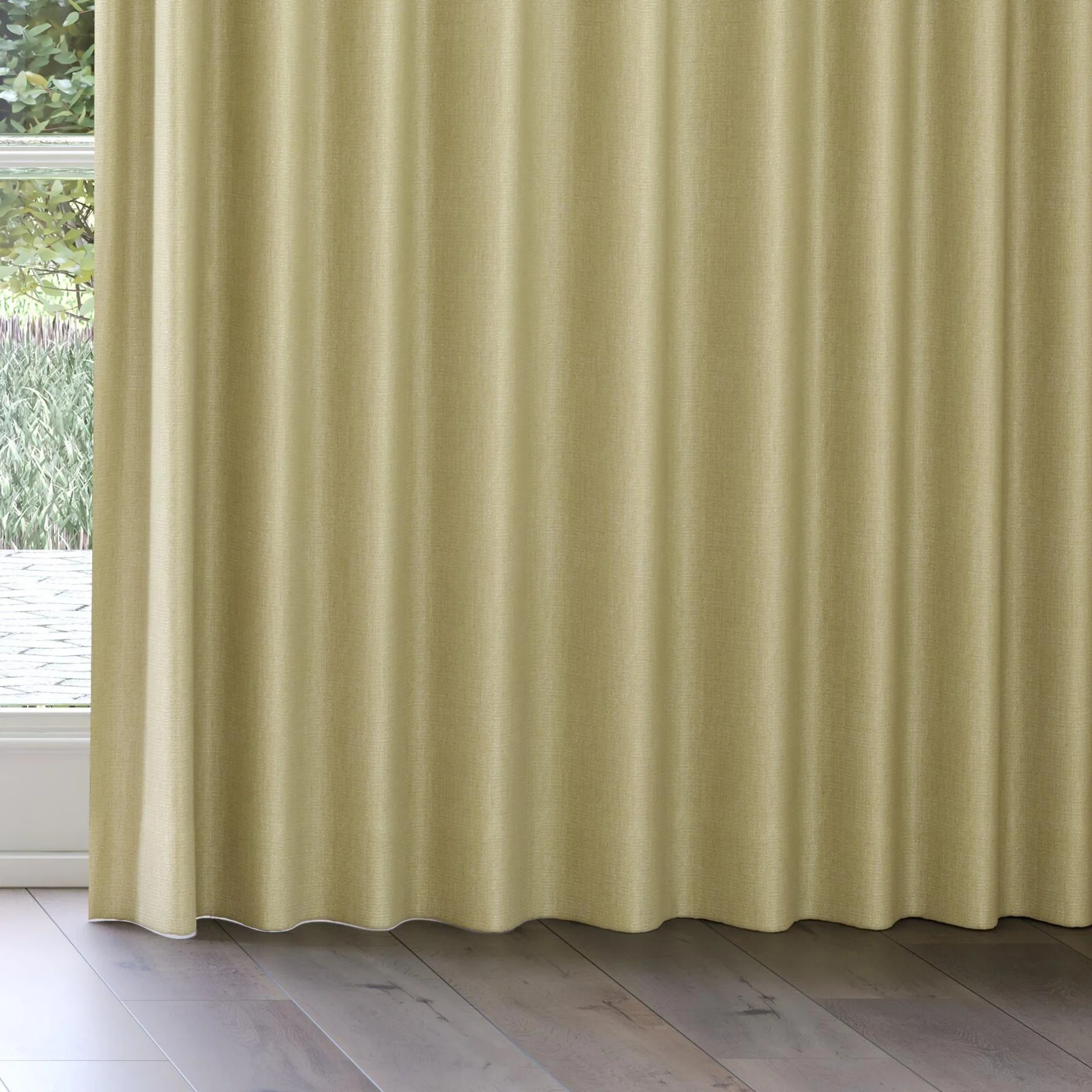 Bottom view of Gent Thyme, on curtain rail