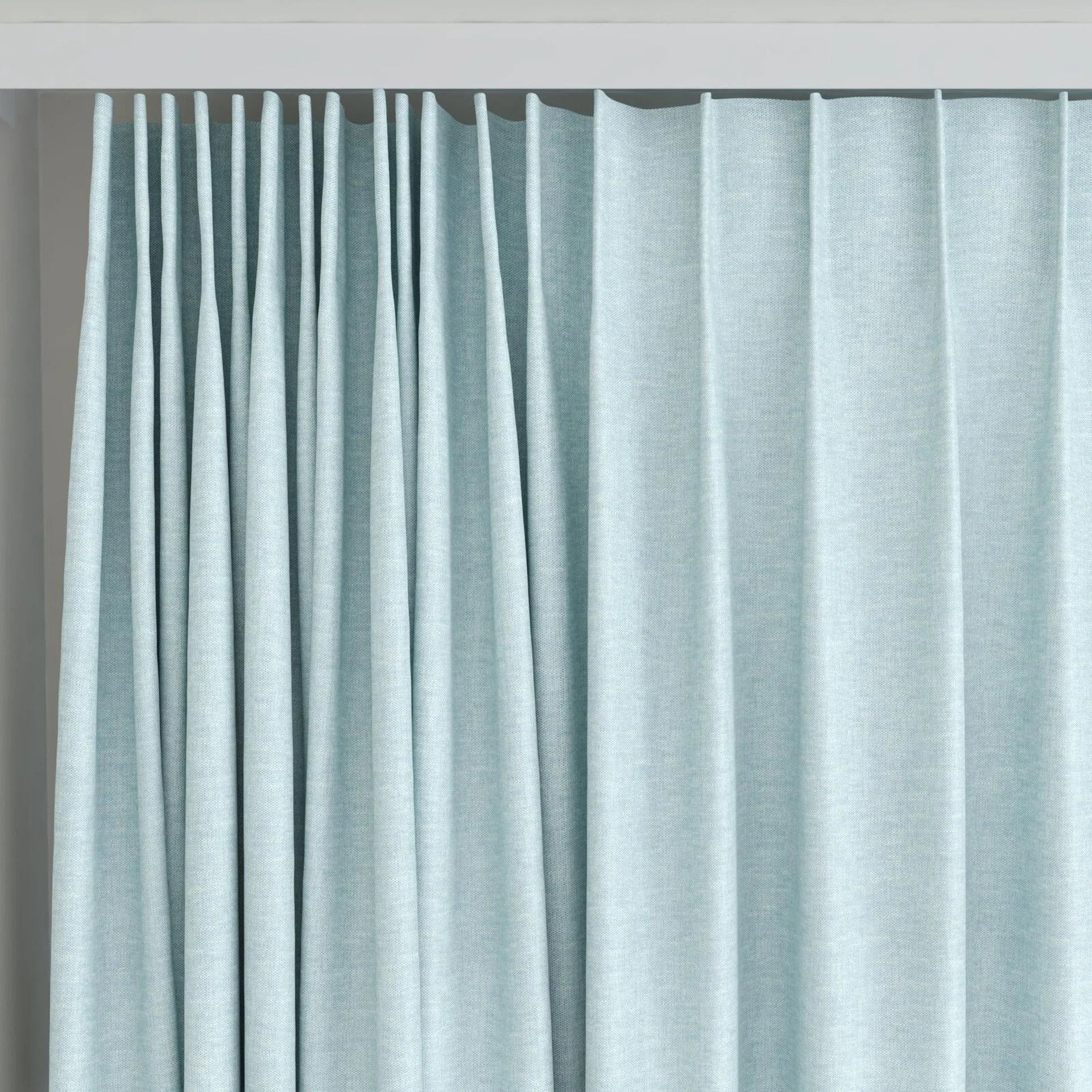 Top view of Goa Spa, on curtain rail