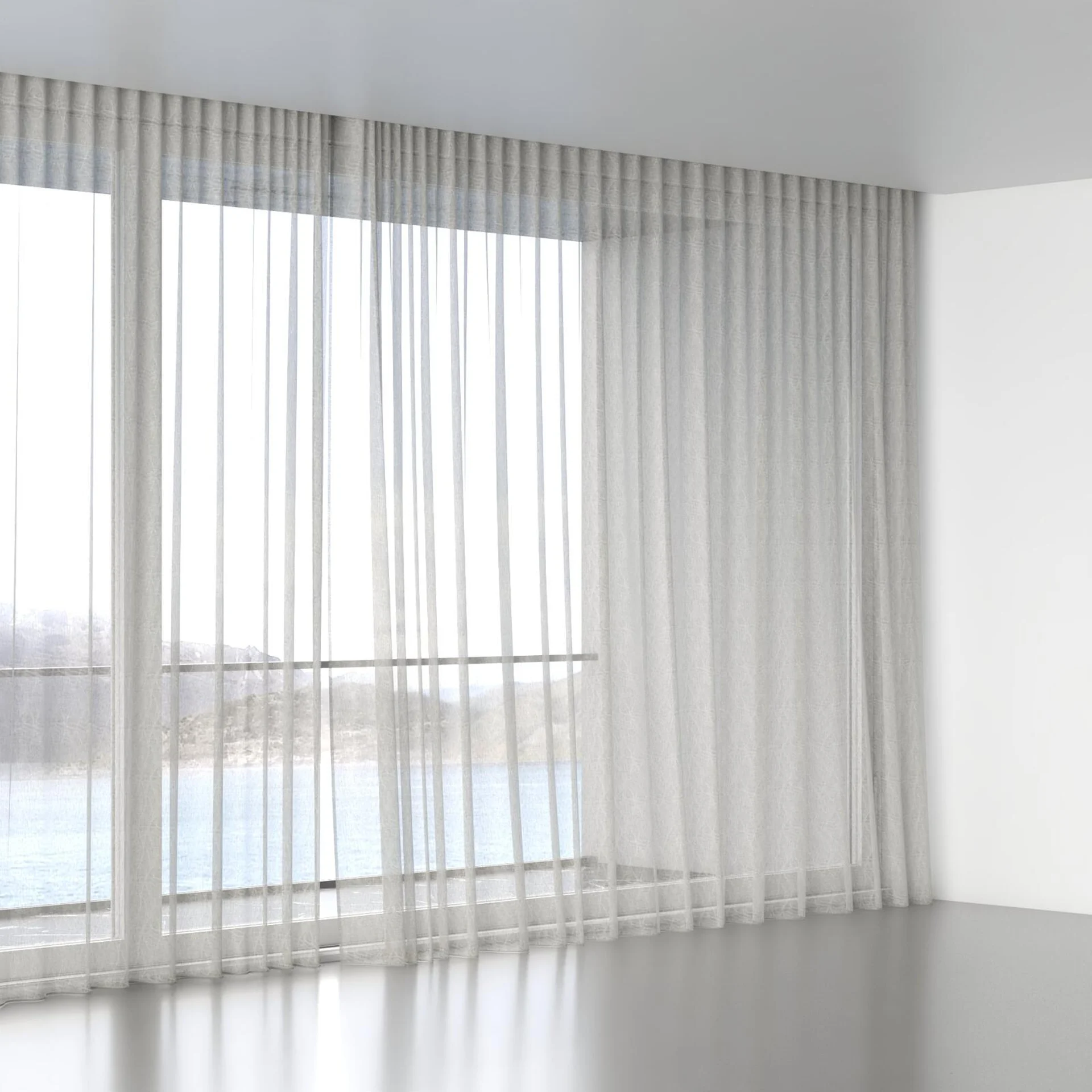 Full view of Henriette Mist, wave pleat