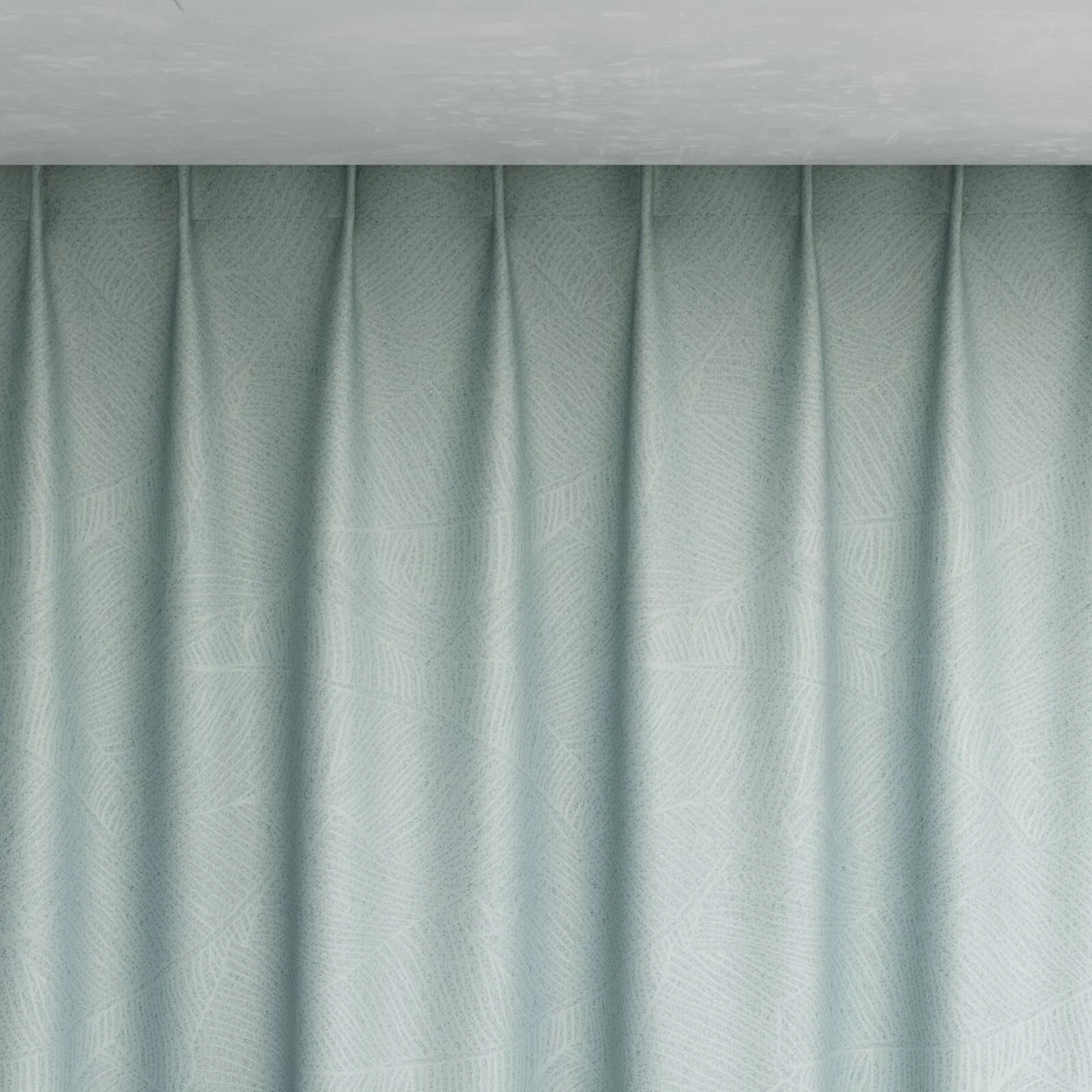 Top view of Umbra Duckegg, pinch pleat