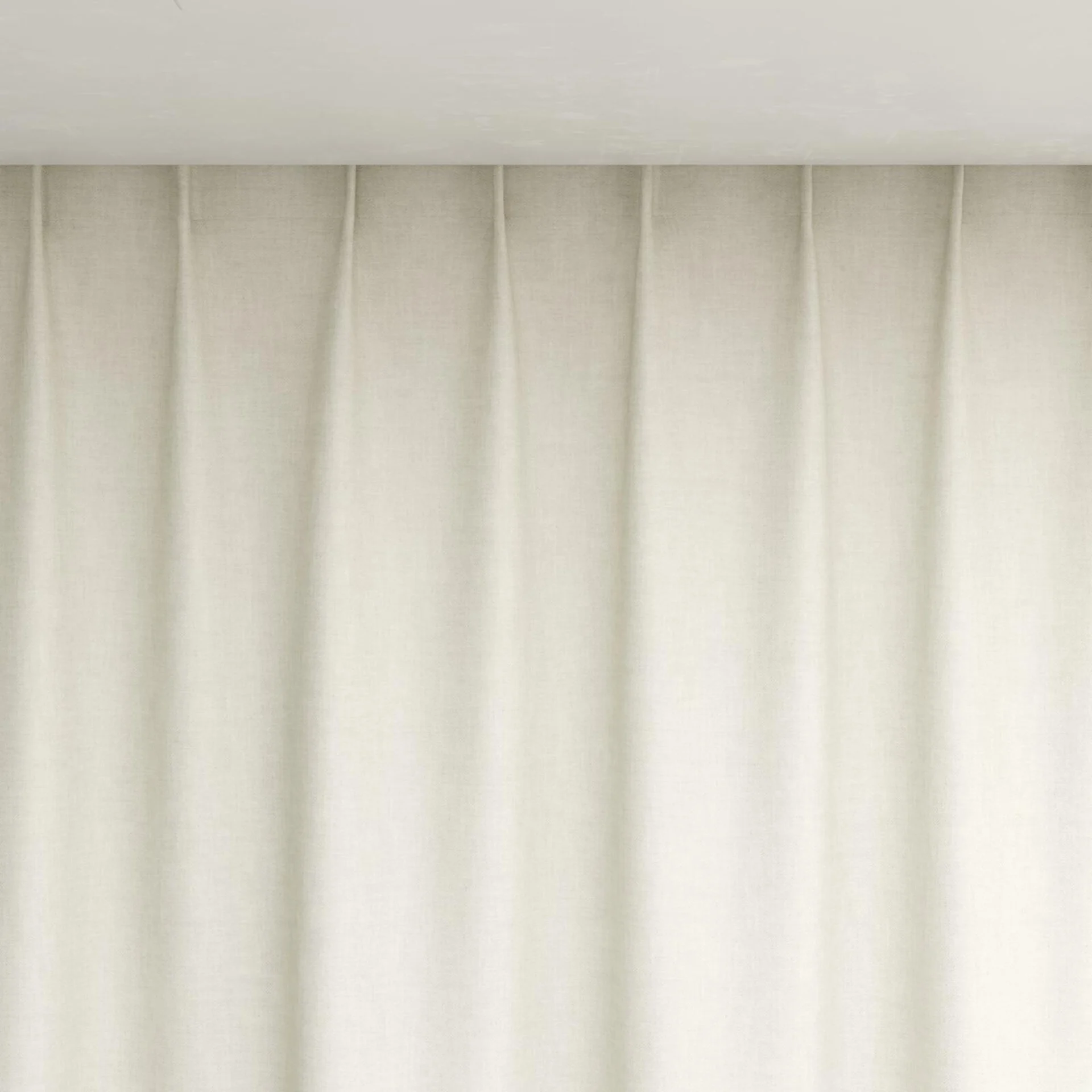 Top view of Perfecto Swan, pinch pleat