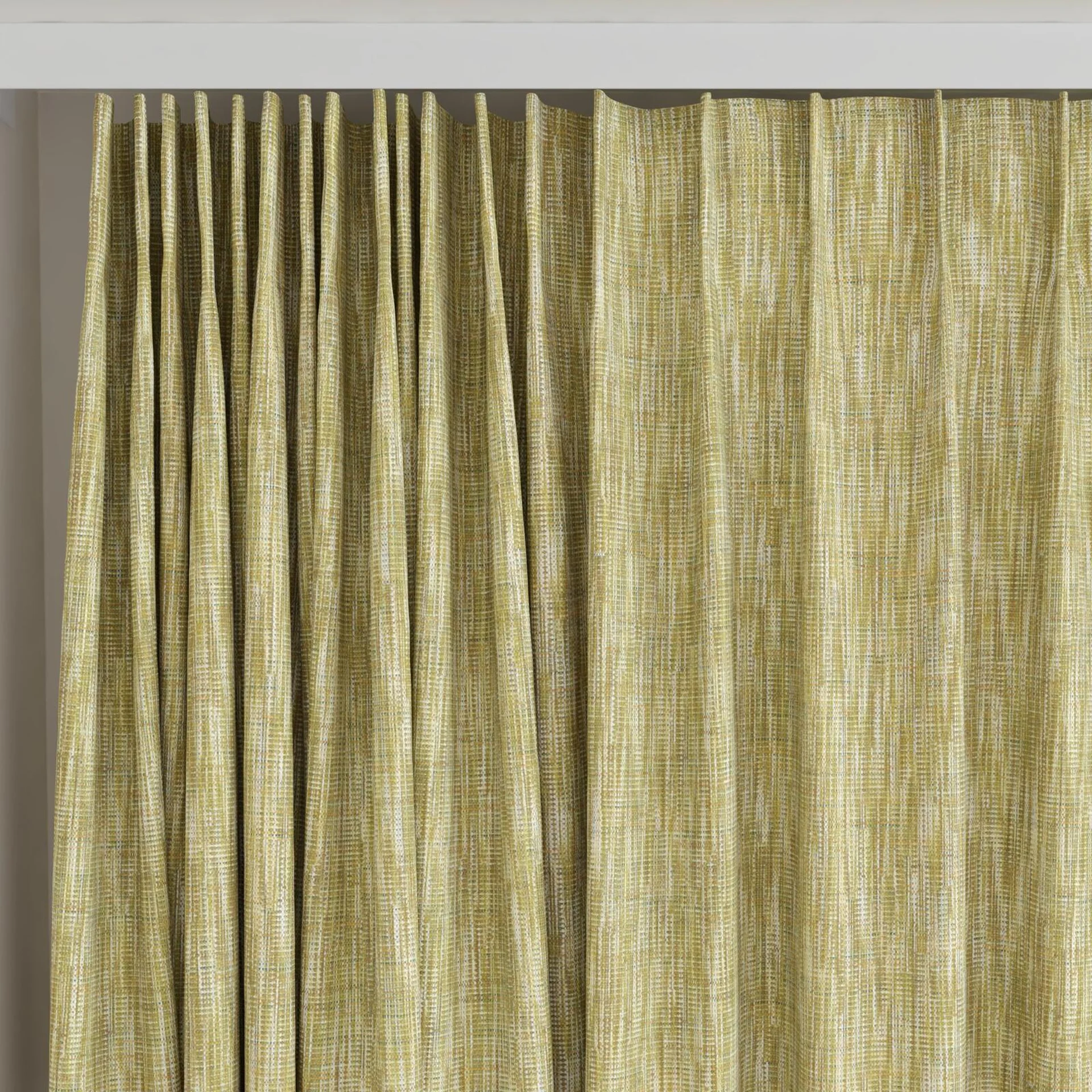 Top view of Observatory Grass, on curtain rail
