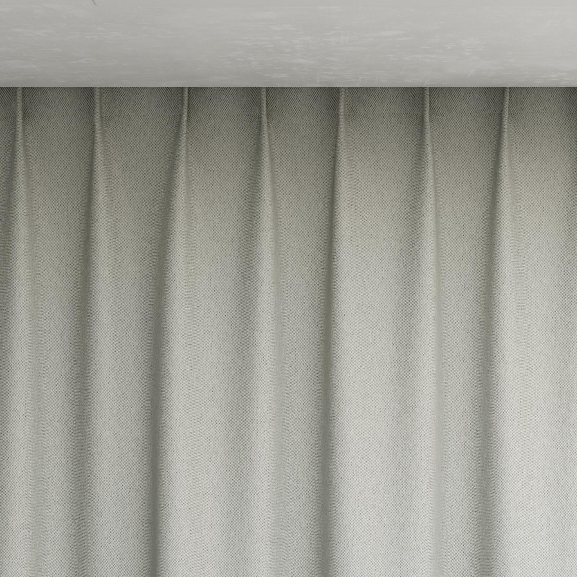 Top view of Dream Weaver 300 Flint, pinch pleat