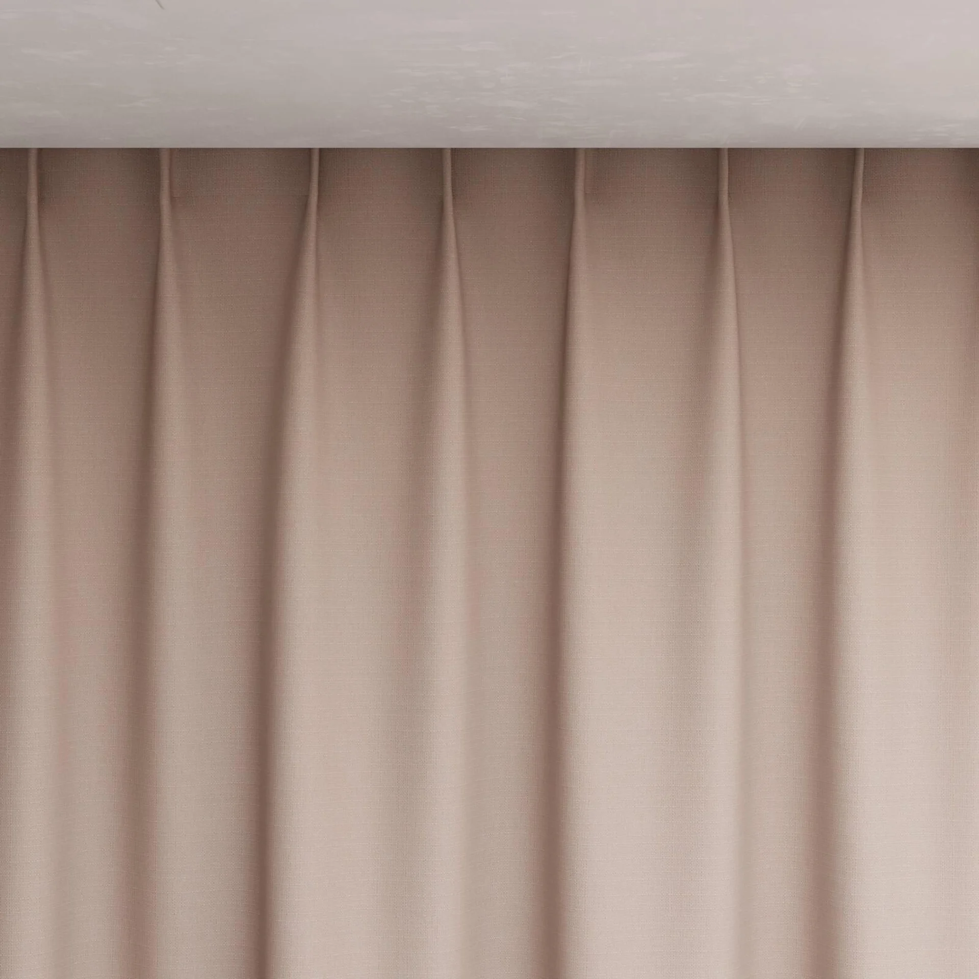 Top view of Darkness Boudoir, pinch pleat