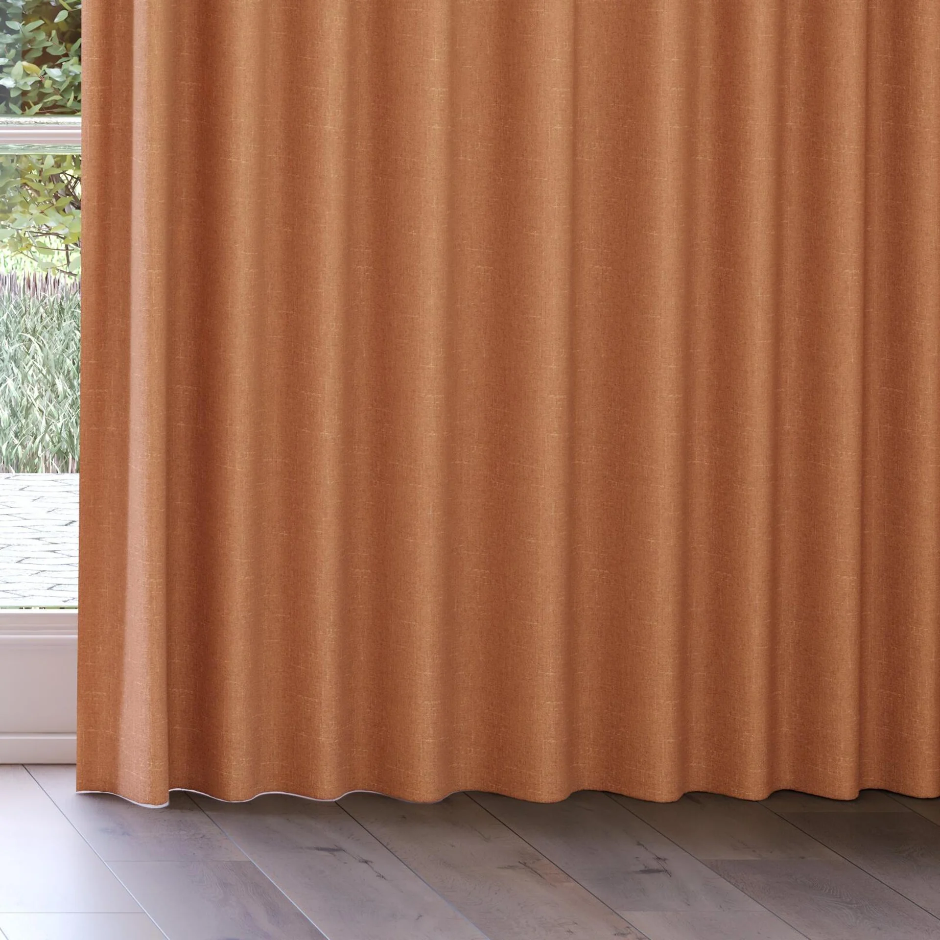 Bottom view of Cavalry Terra, on curtain rail