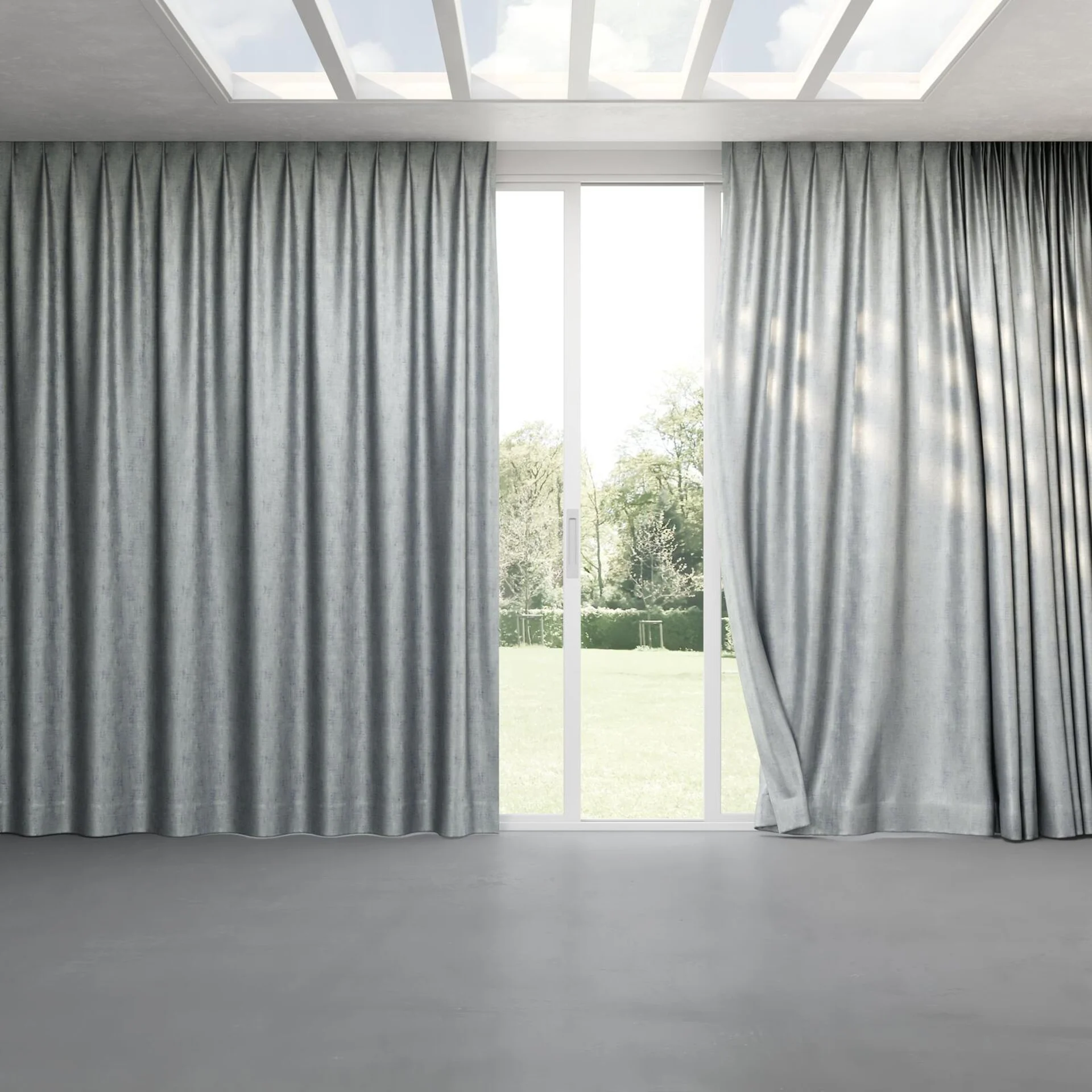 Full view of Nominee Pool, pinch pleat