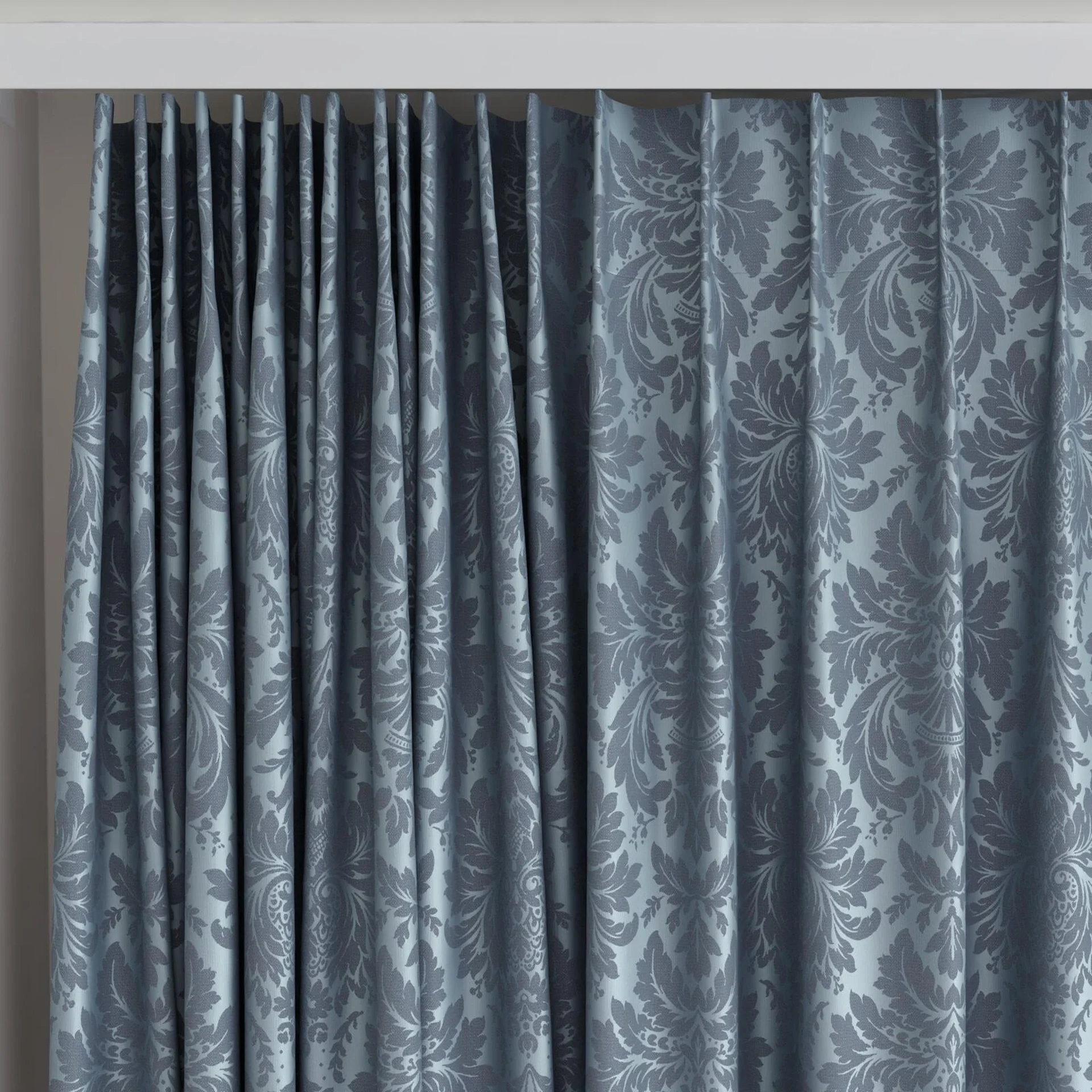 Top view of Jaborine Niagara, on curtain rail
