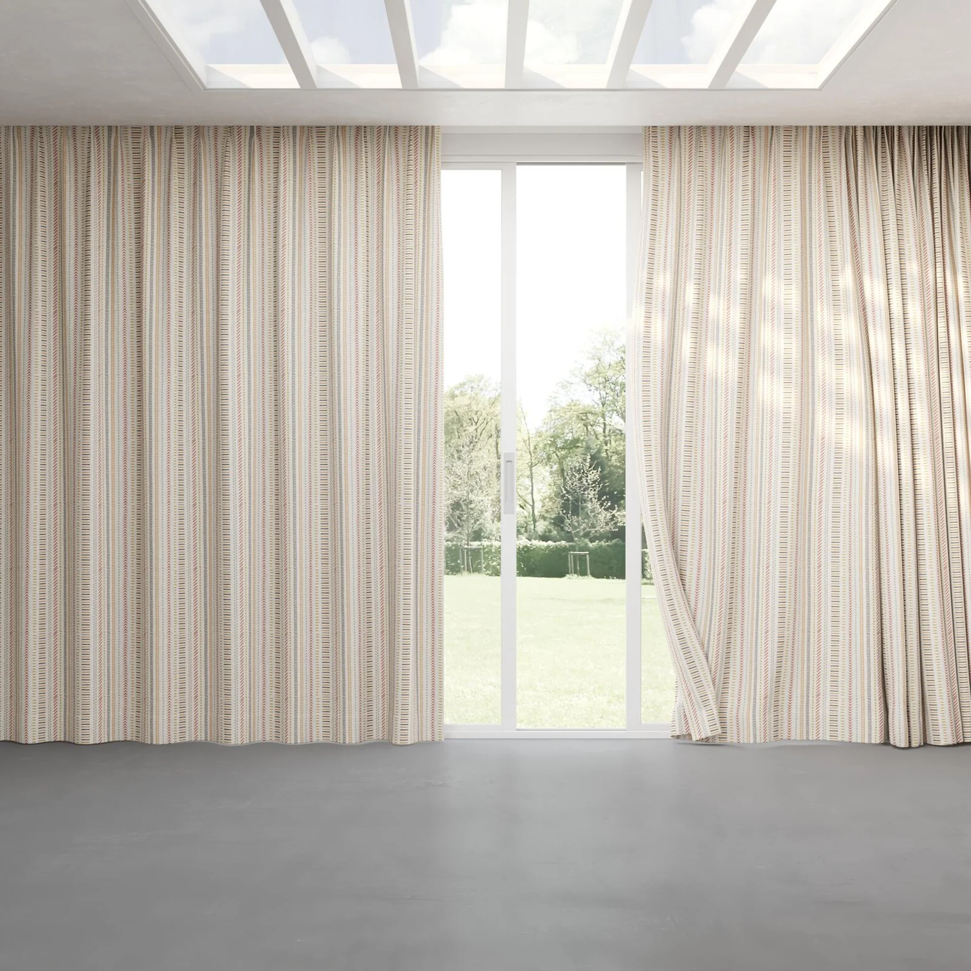 Full view of Revival Muse, pinch pleat