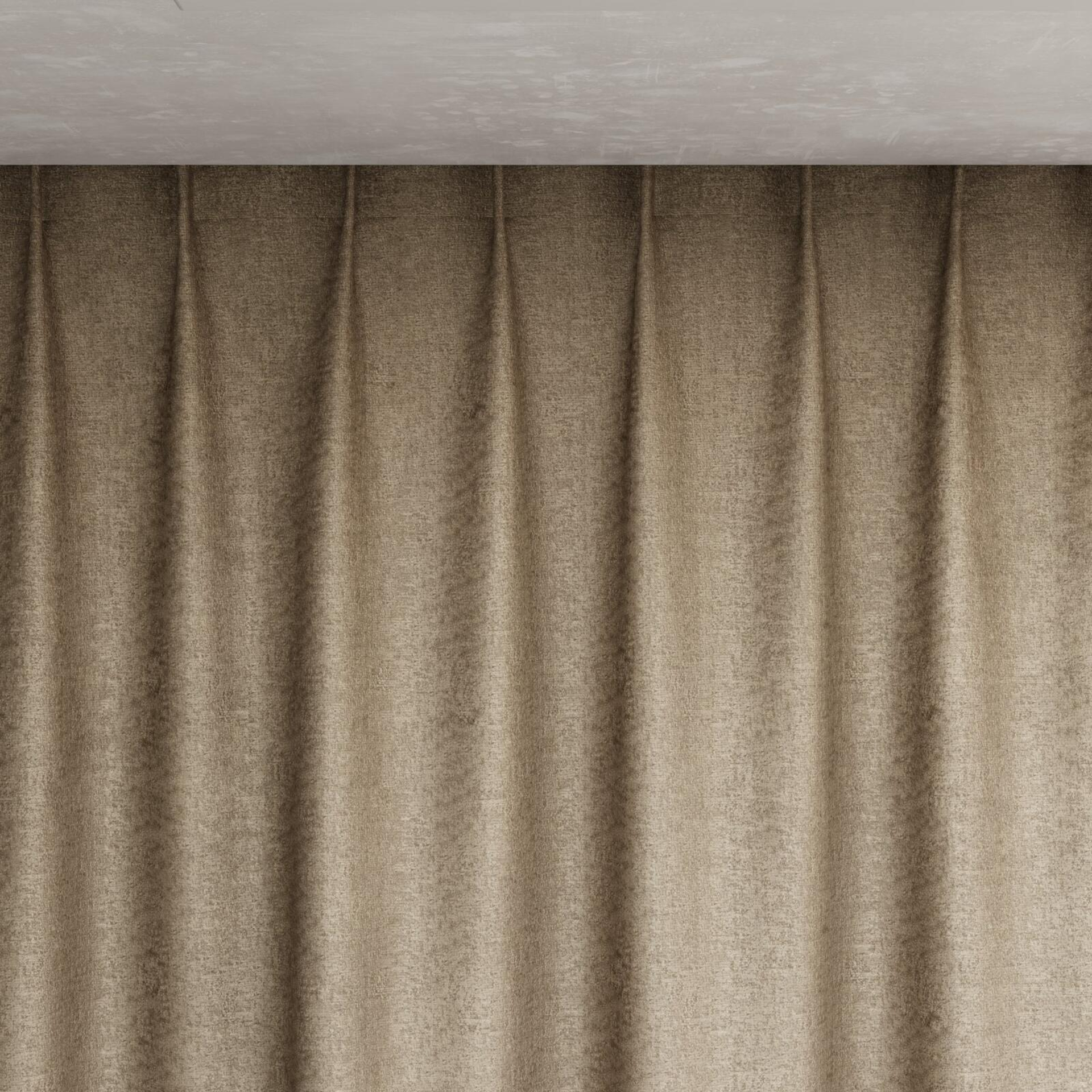 Top view of Hug Fossil, pinch pleat