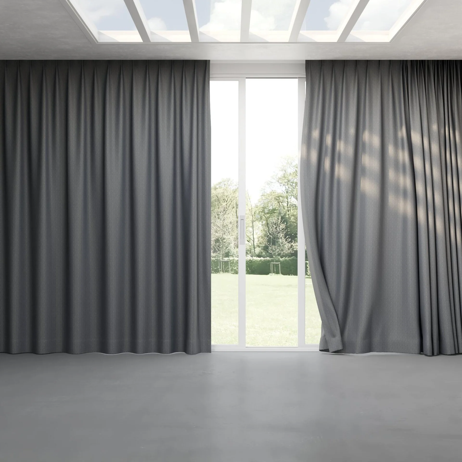 Full view of Trailblazer Gull, pinch pleat