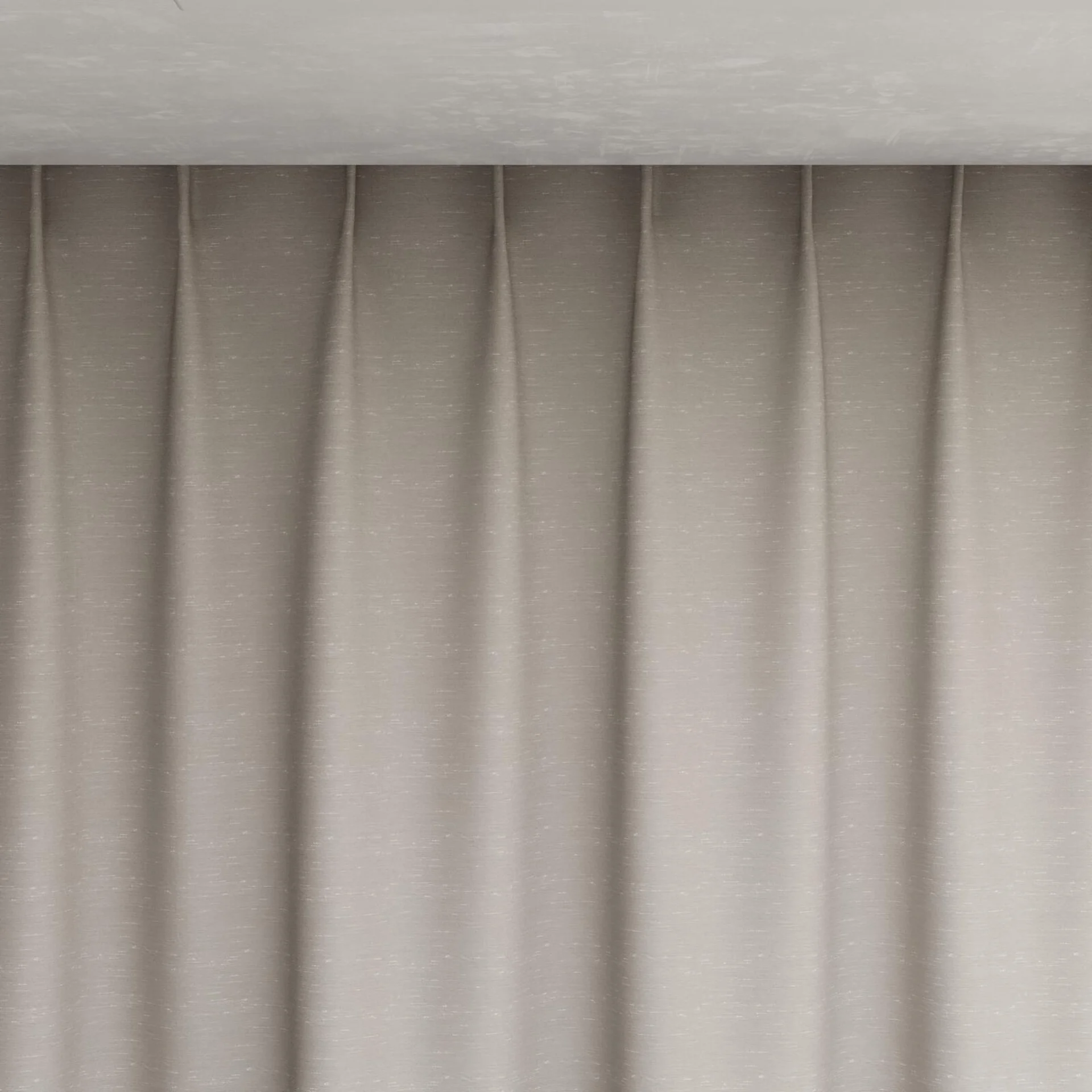 Top view of Maharaja II Dove, pinch pleat