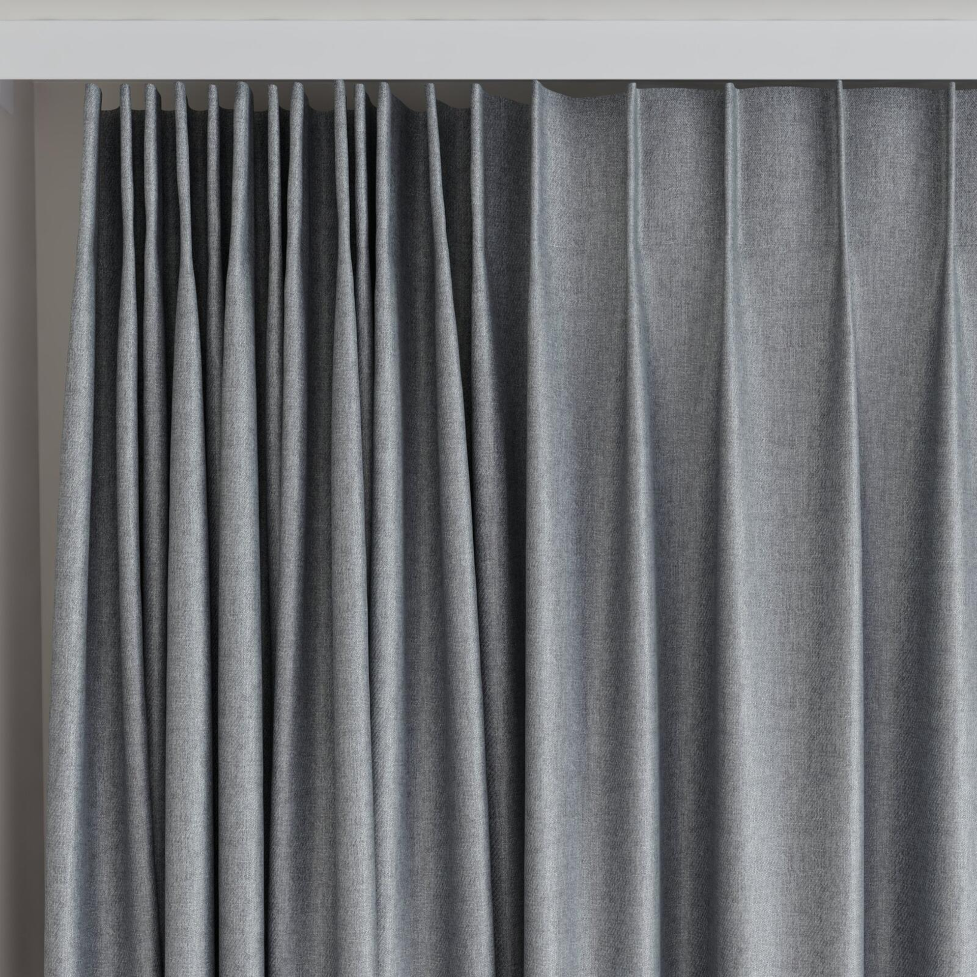 Top view of Fiji Shark, on curtain rail