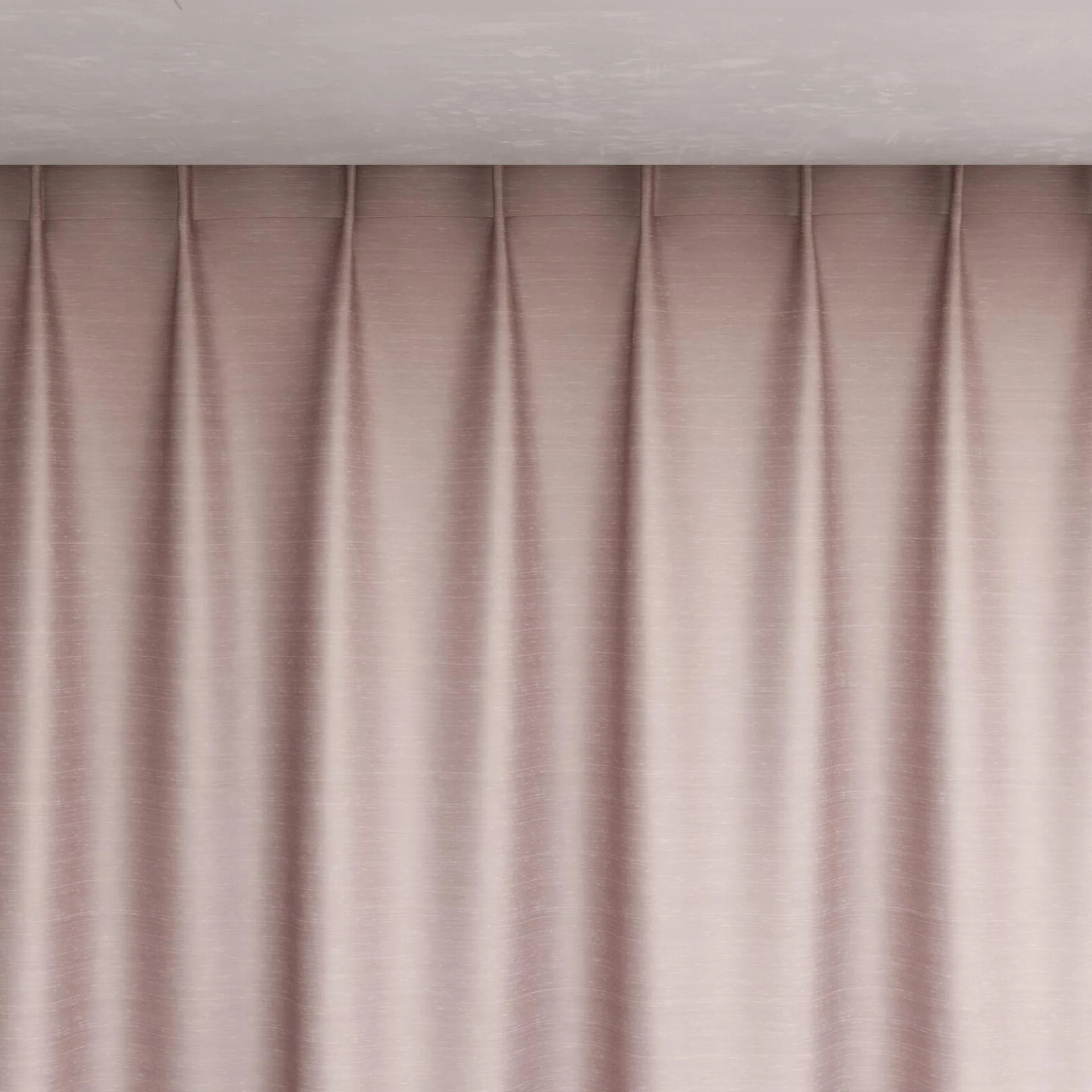 Top view of Silky Orchid, pinch pleat