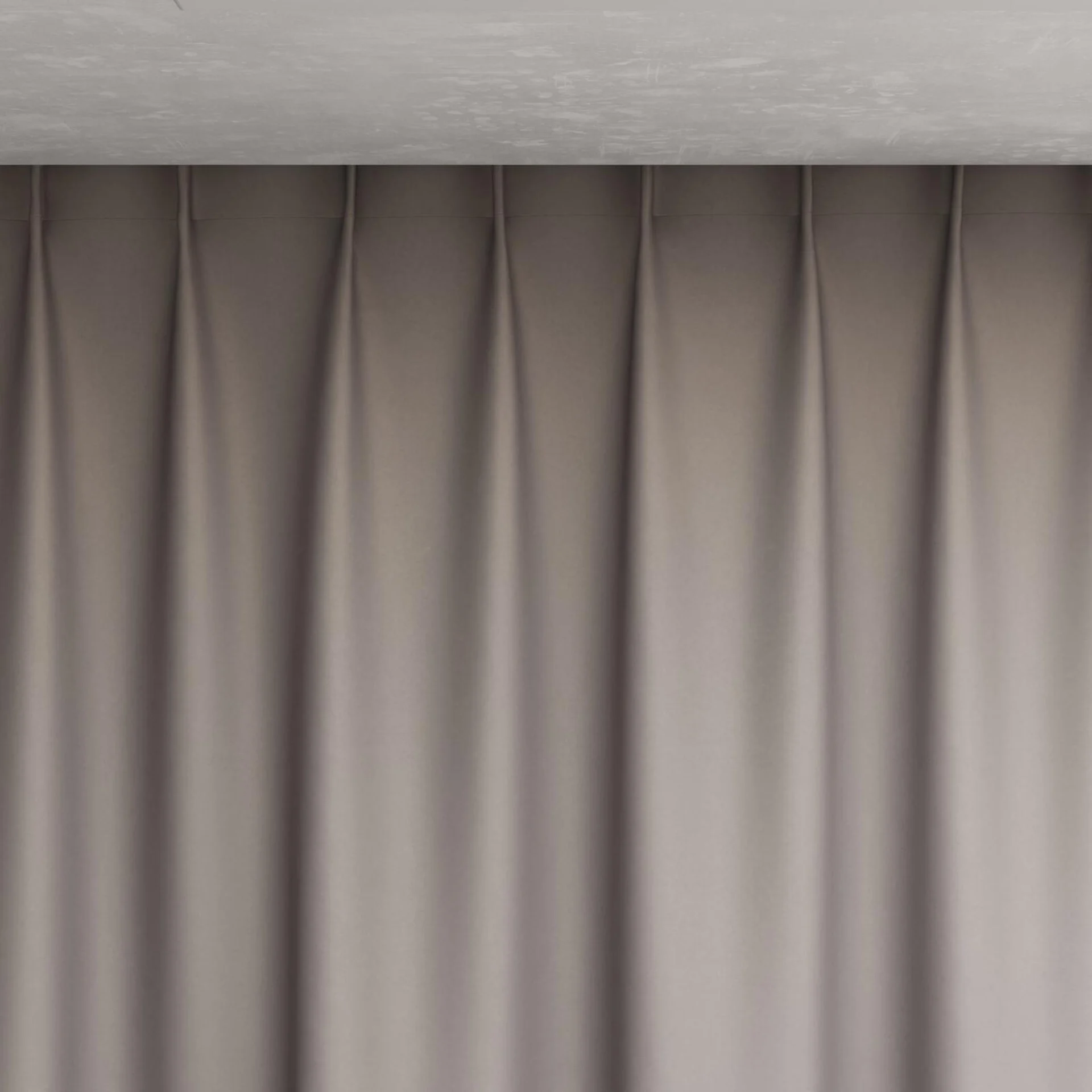 Top view of Re-Vive Zinc, pinch pleat