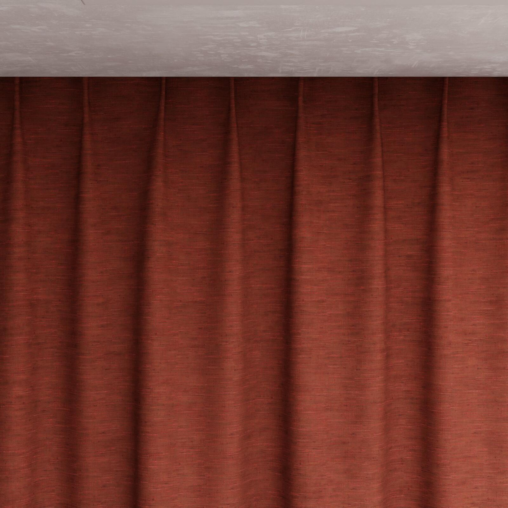 Top view of Venus Berry, pinch pleat
