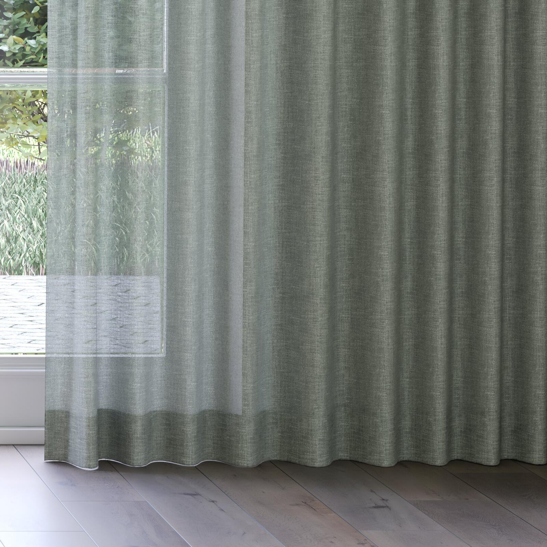 Bottom view of Motion Sage, on curtain rail