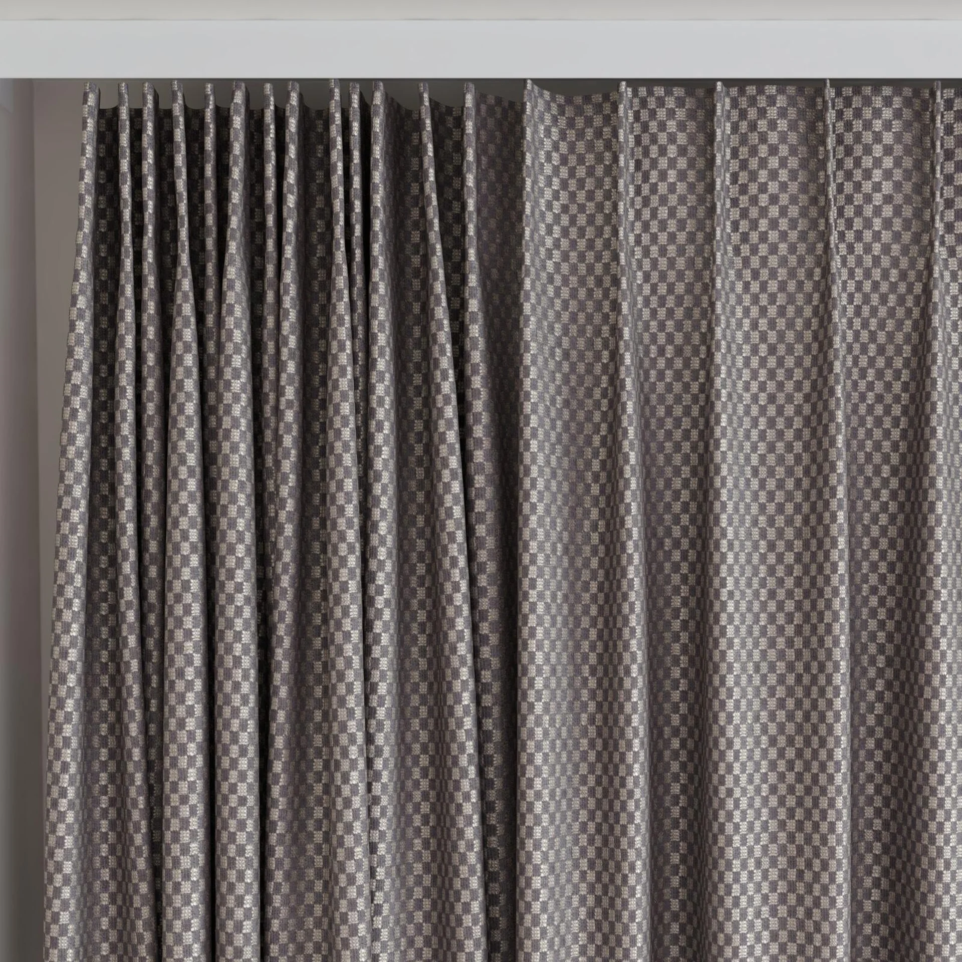 Top view of Manalapan Ash, on curtain rail