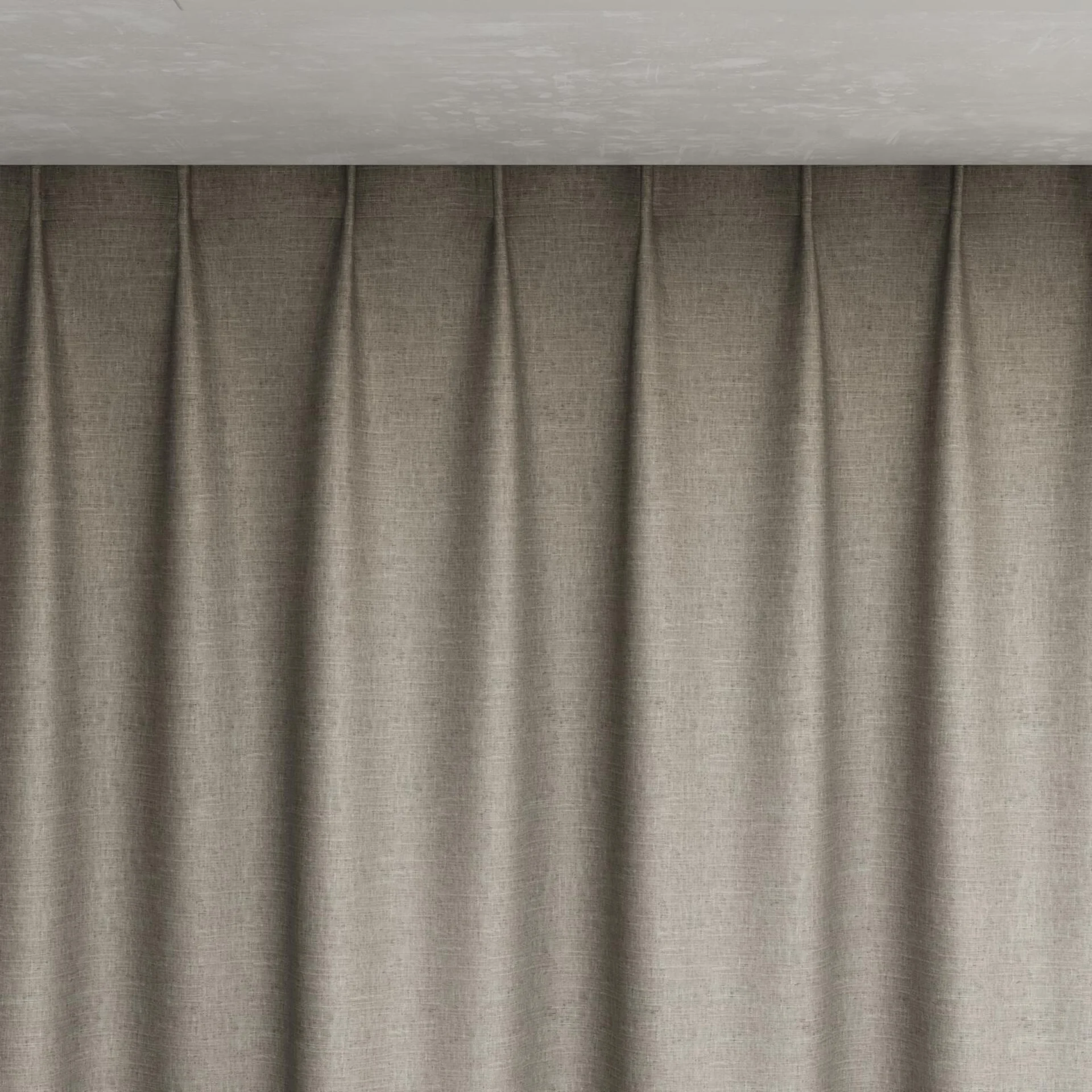 Top view of Tonto Cement, pinch pleat