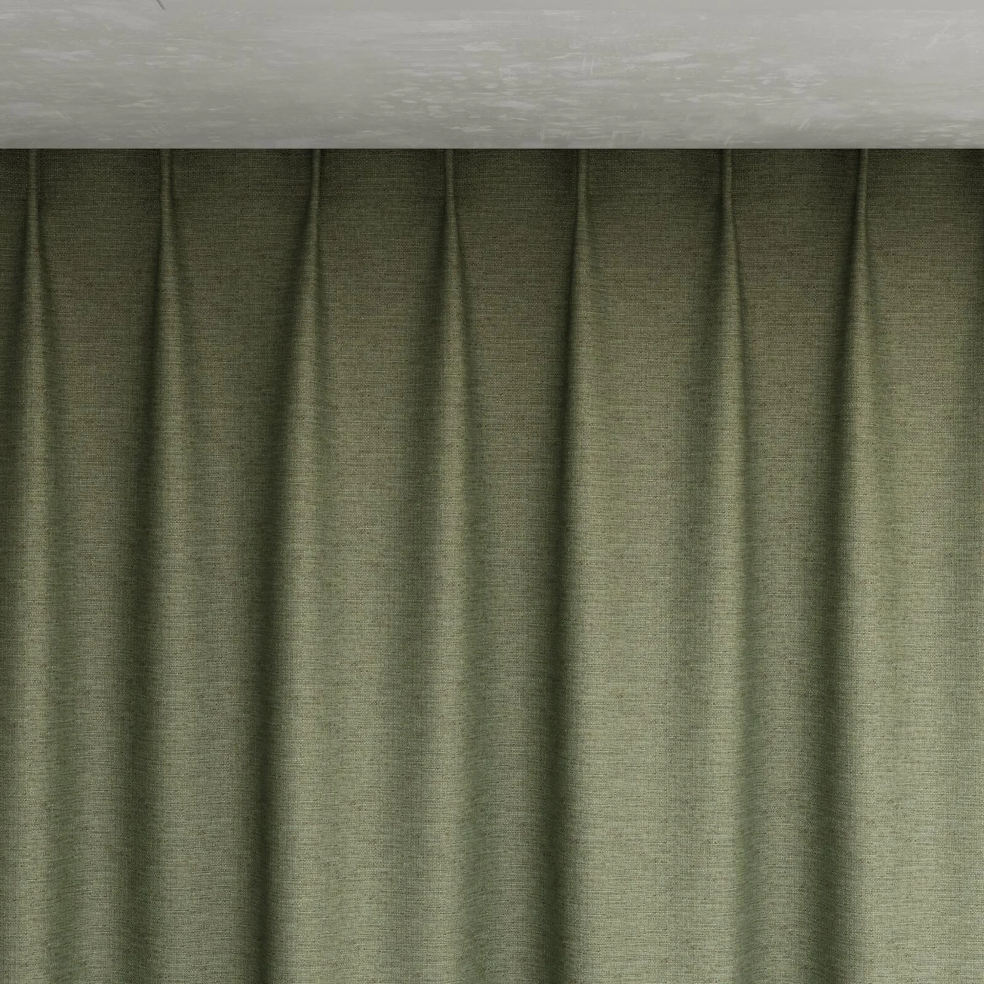 Top view of Bravo Pesto, pinch pleat