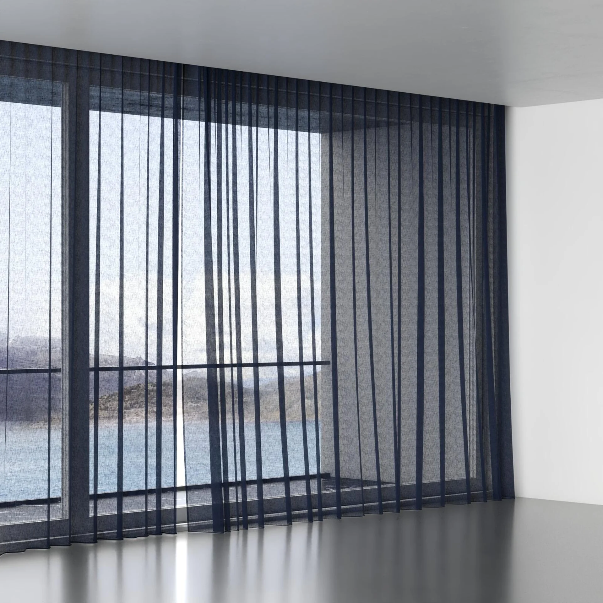 Full view of Elevate Deep Sea, wave pleat