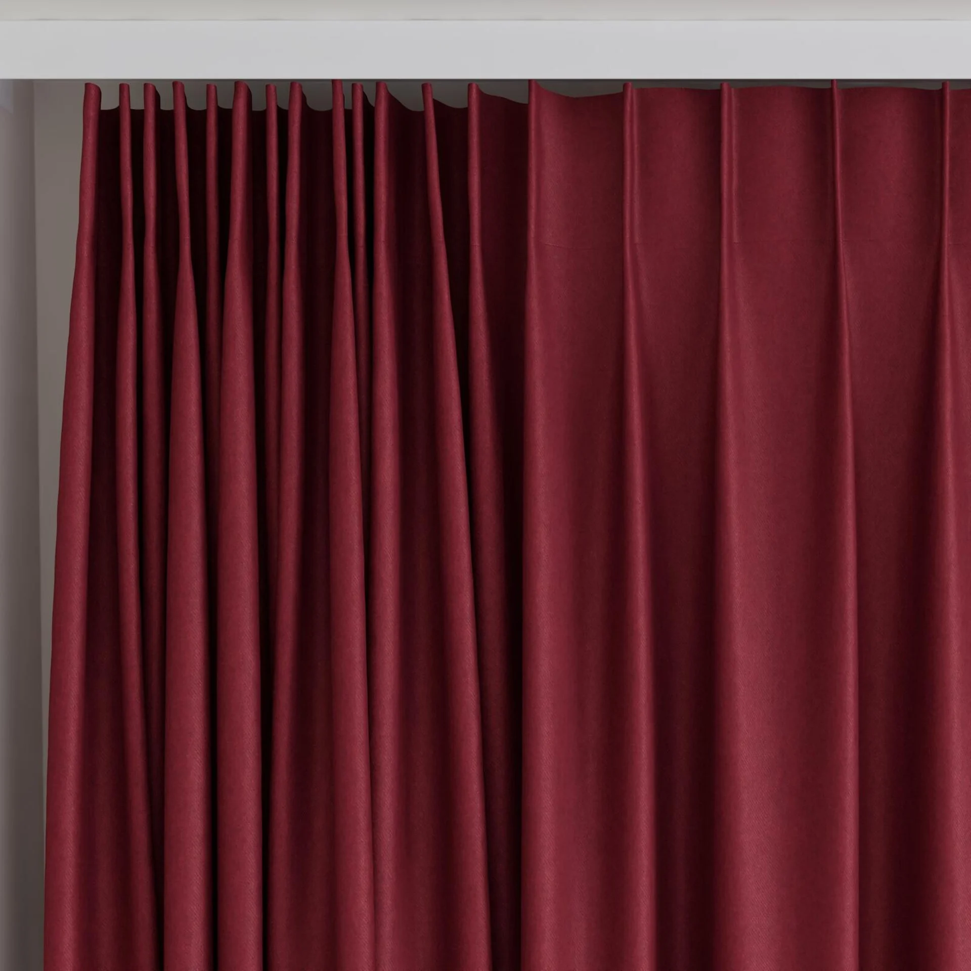 Top view of Woolly/Woolen Syrah, on curtain rail