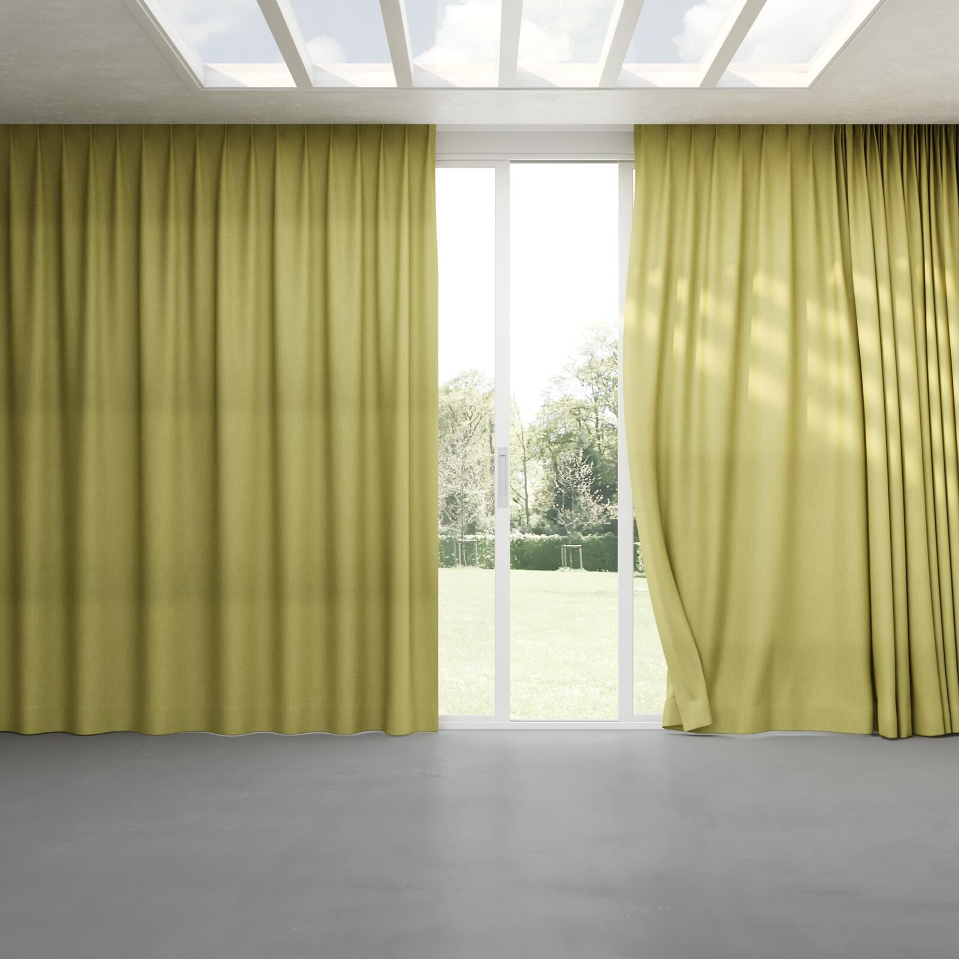 Full view of Lexicon Avocado, pinch pleat
