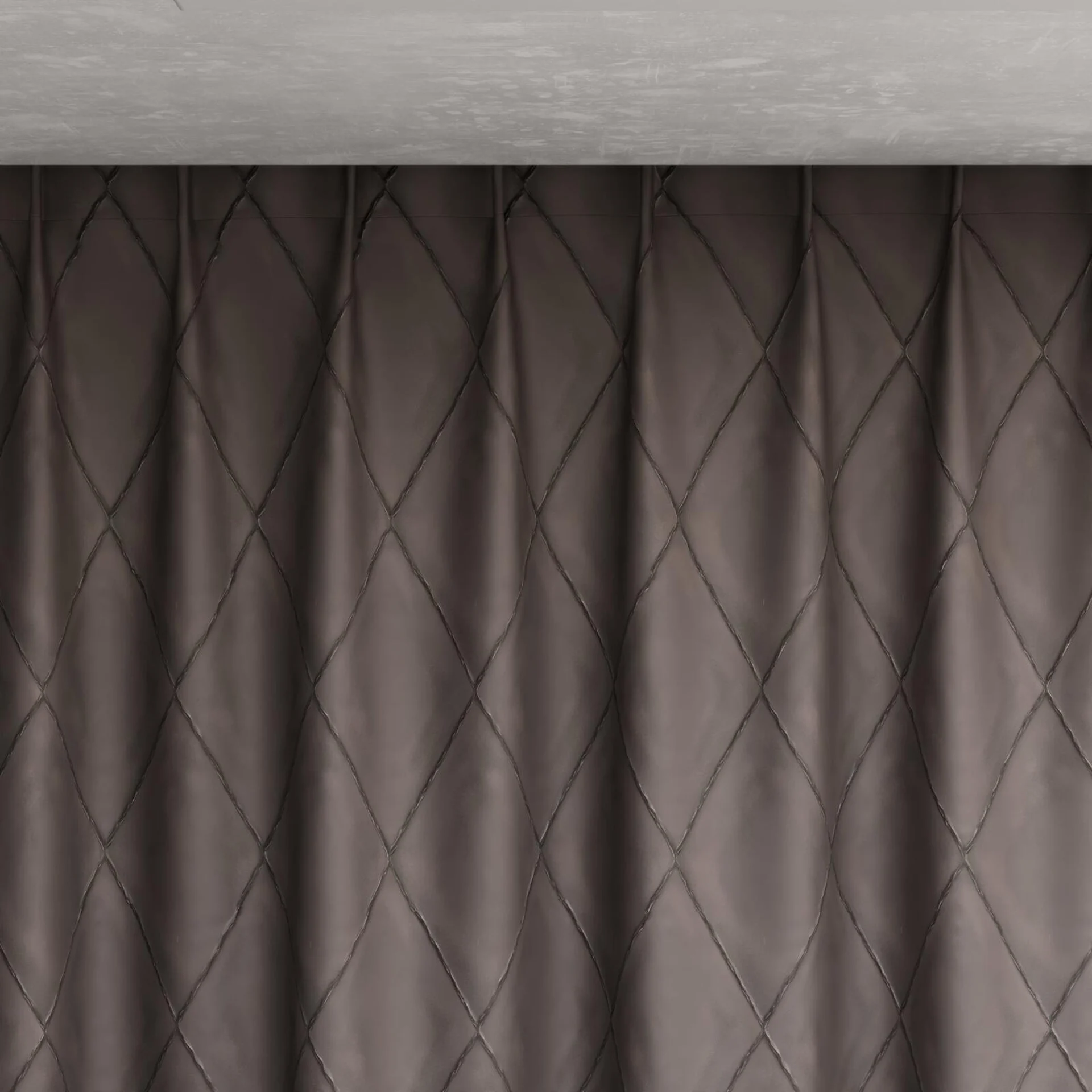 Top view of Deity Quartz, pinch pleat