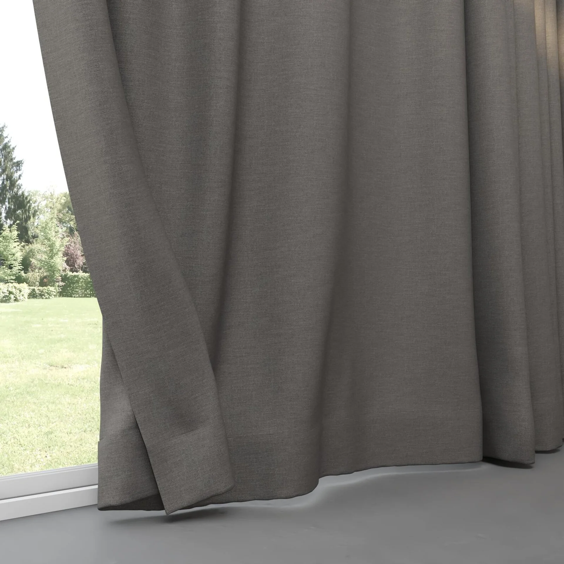 Bottom view of Casual Steel, pinch pleat