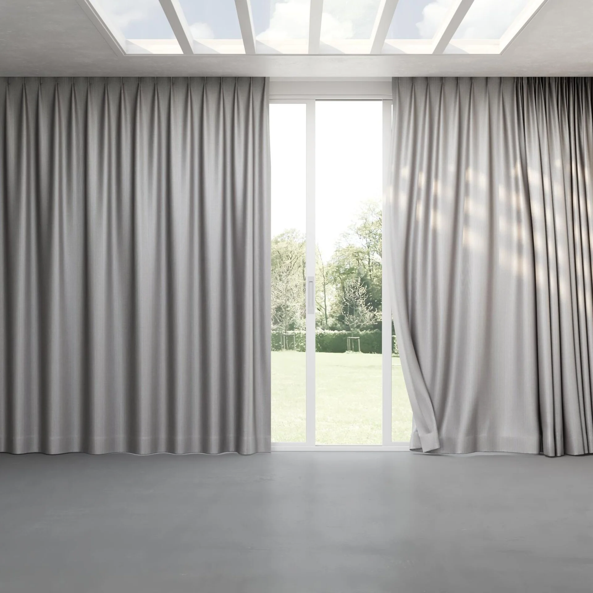 Full view of Leonardo Ocean, pinch pleat