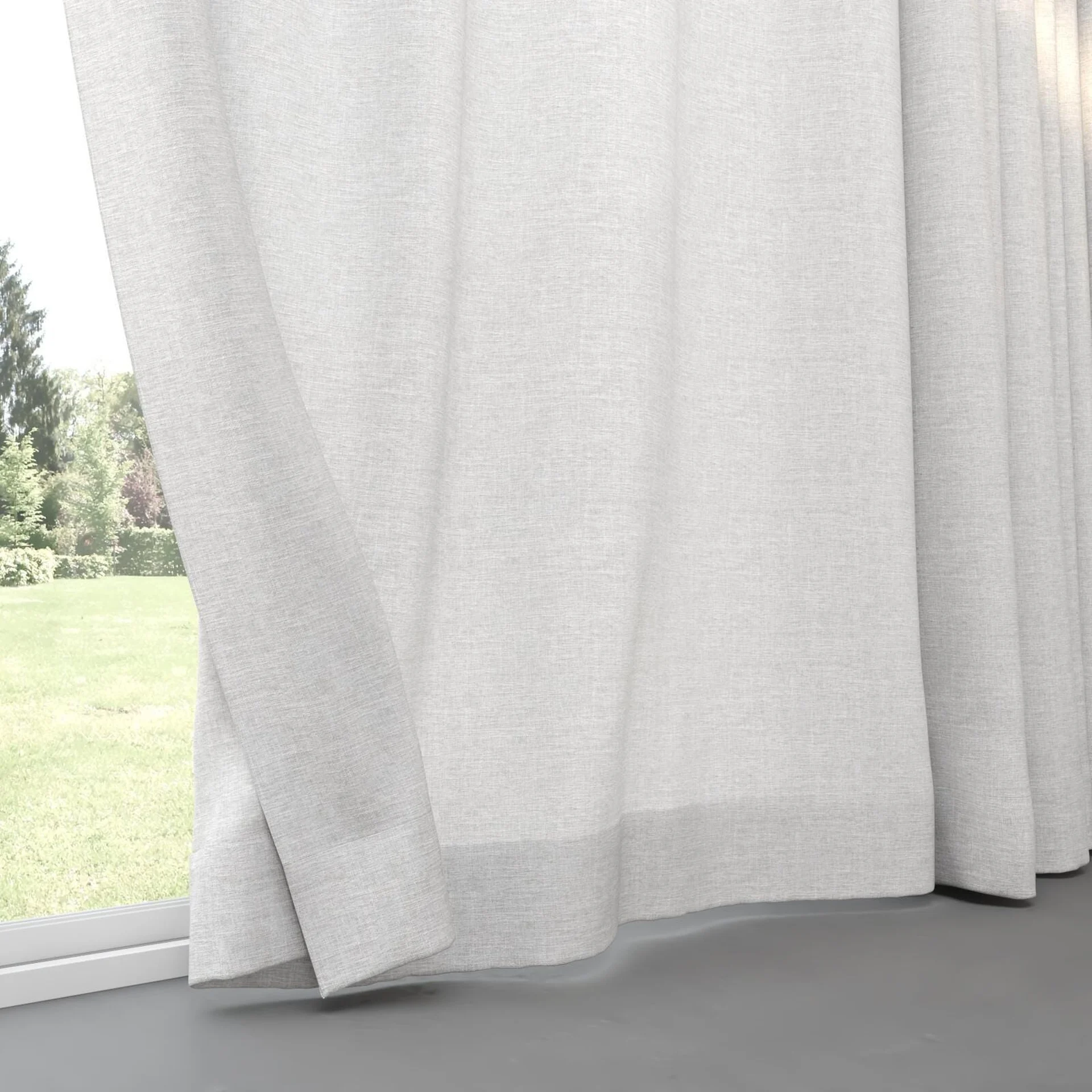 Bottom view of Envoy 2 Cloud 320cm, pinch pleat