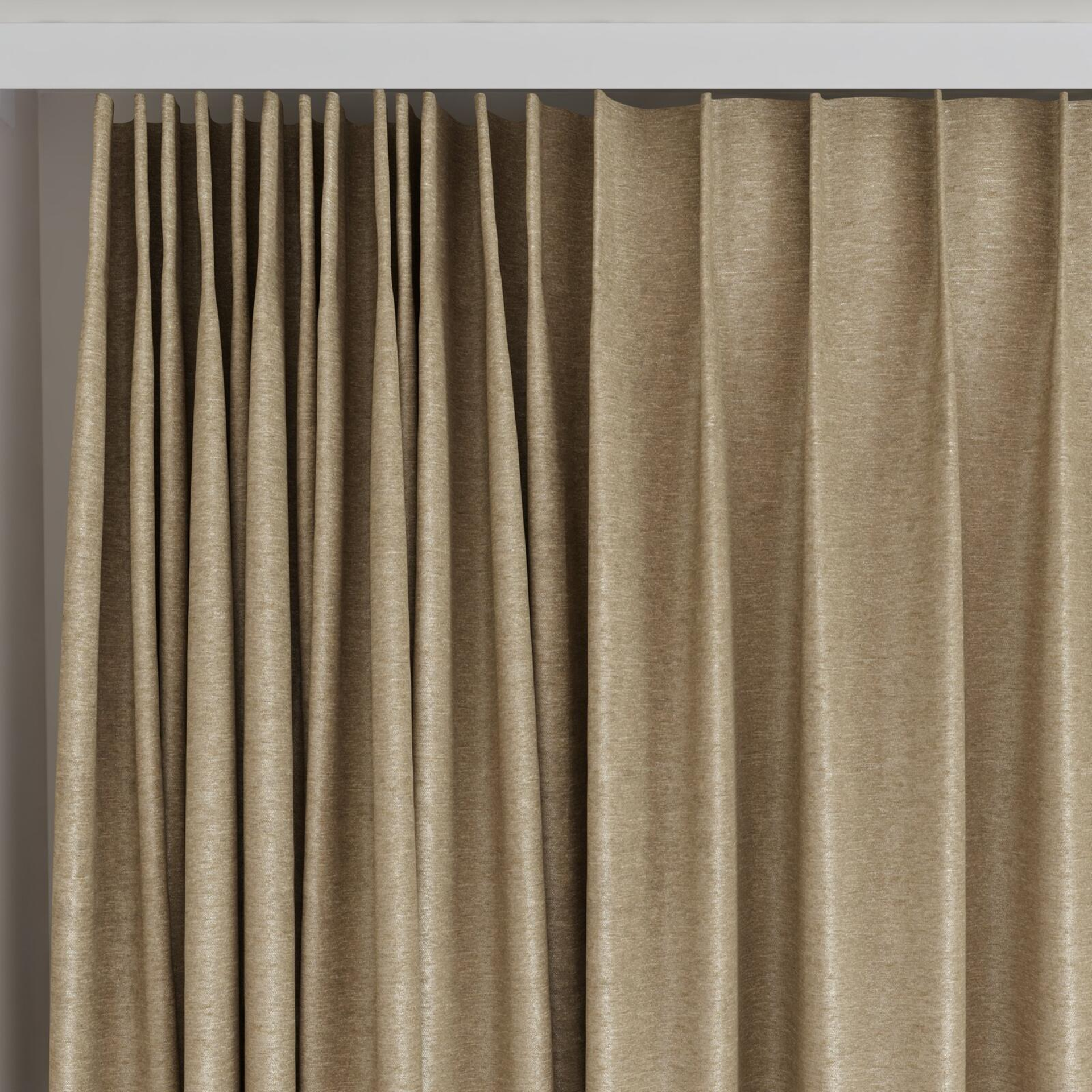 Top view of Lambada Whisper, on curtain rail