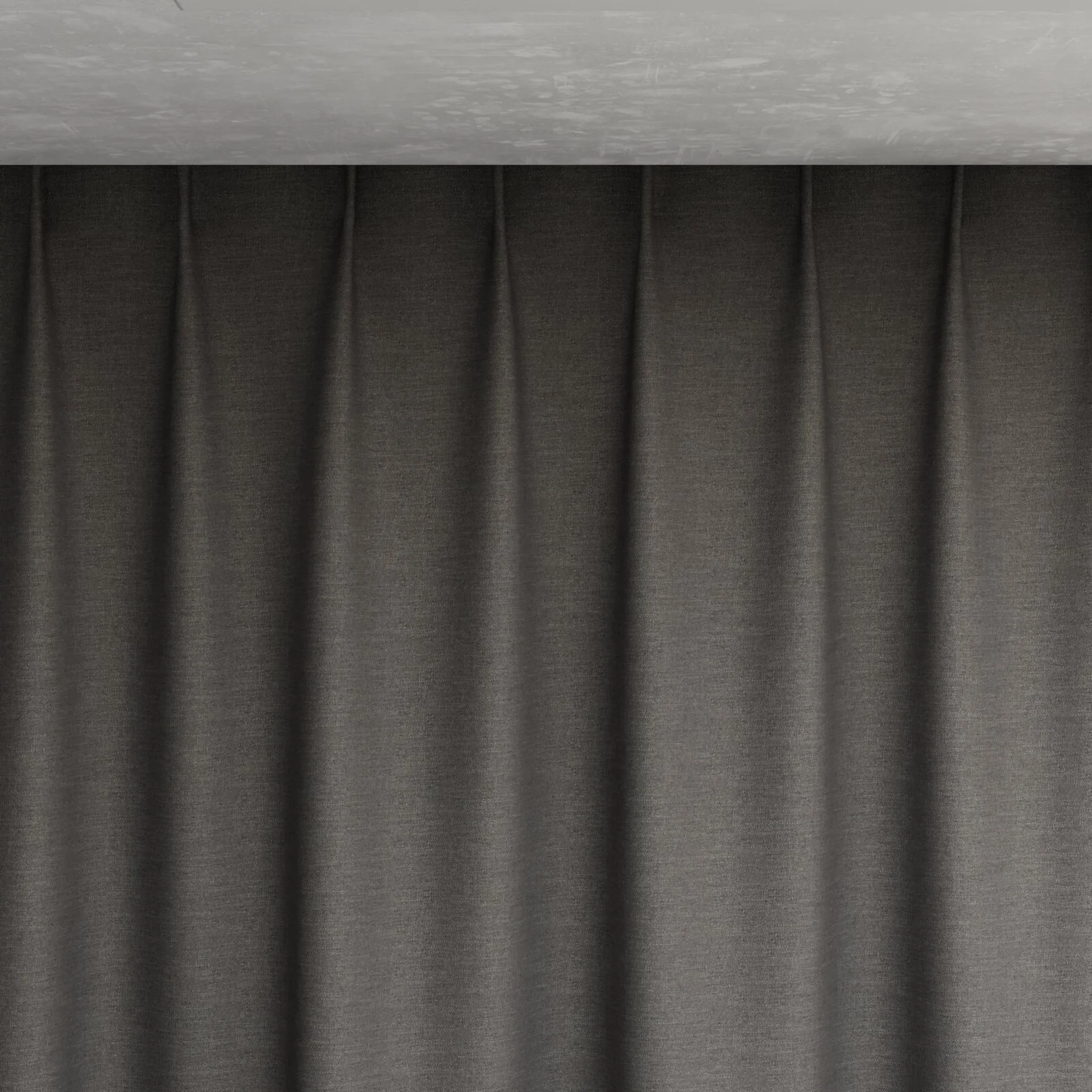 Top view of Casual Steel, pinch pleat
