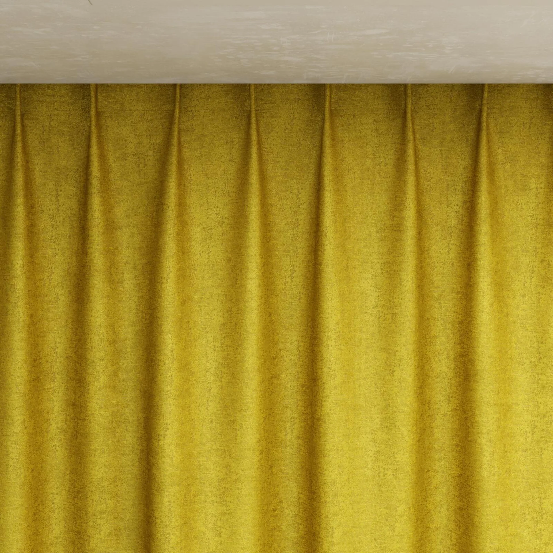 Top view of Hug Gold, pinch pleat
