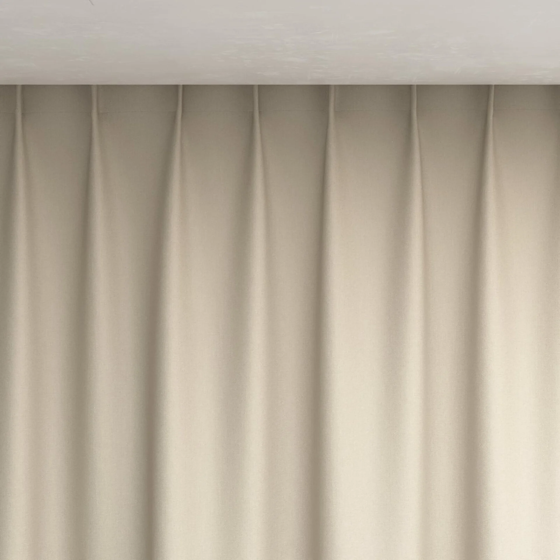 Top view of Excel Sand, pinch pleat